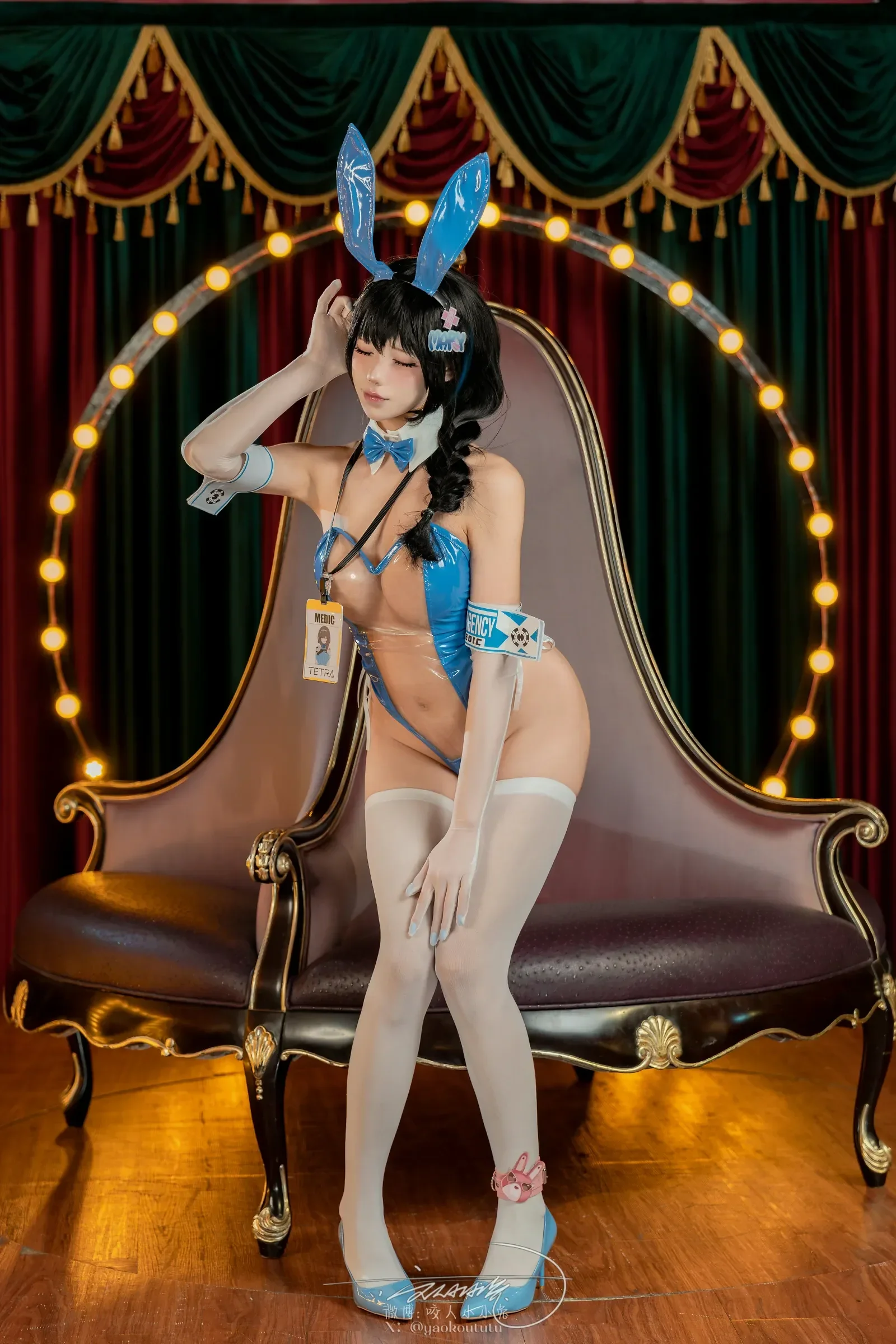 咬一口兔娘 – 7月作品『医疗兔-梅里』不得不爱 Cosplay-第73张