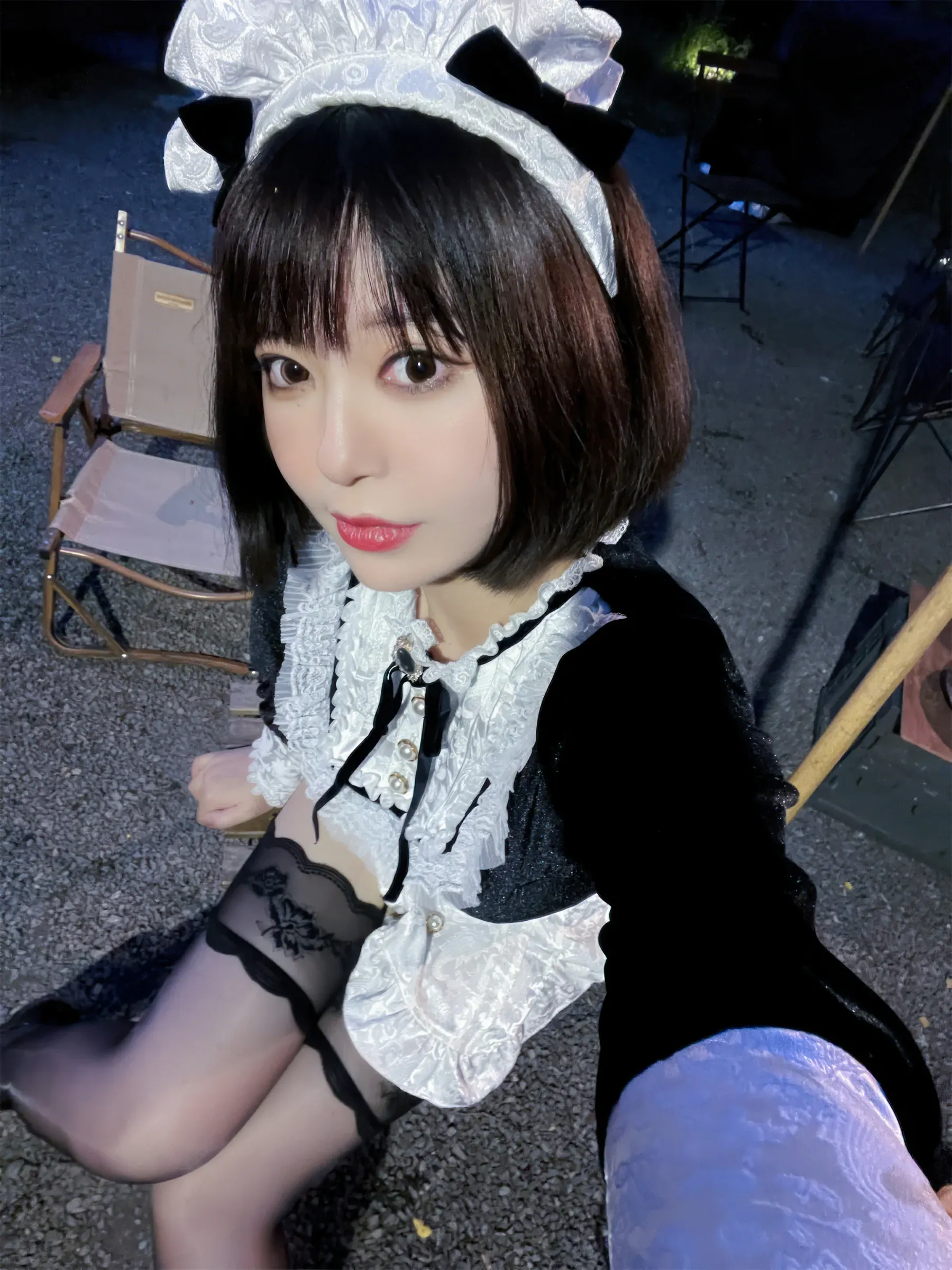 半半子面饼仙儿 – メイド姉妹 Cosplay-第66张