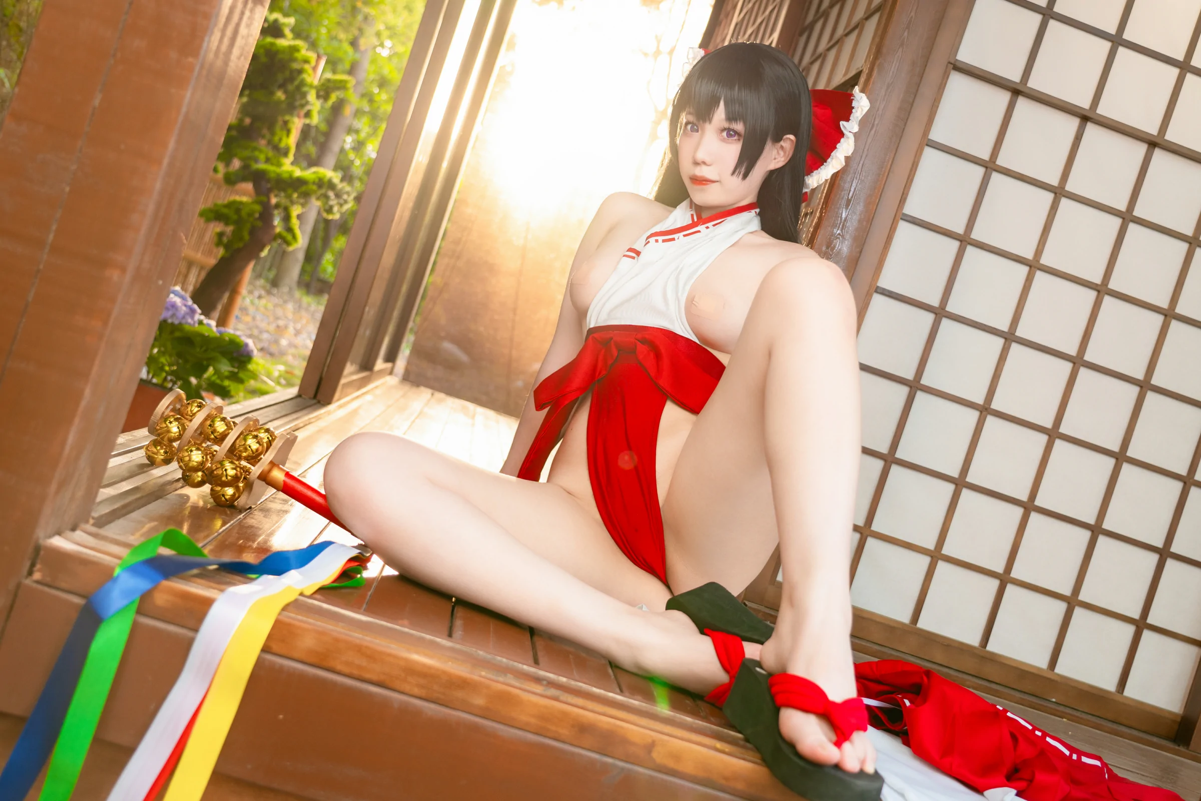 芦苇苇苇 – 巫女 Cosplay-第8张