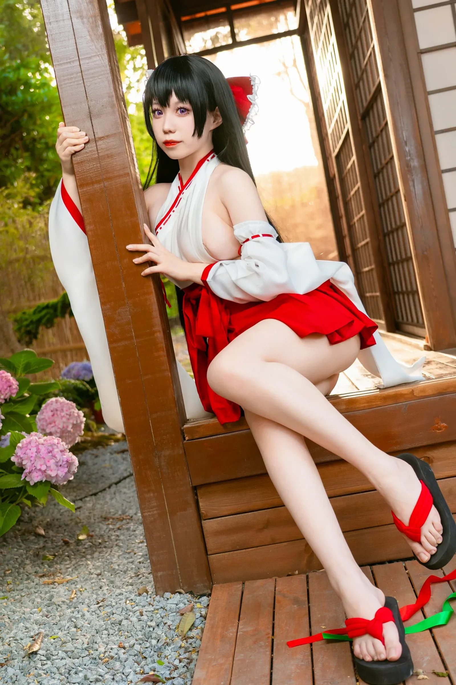 芦苇苇苇 – 巫女 Cosplay-第16张