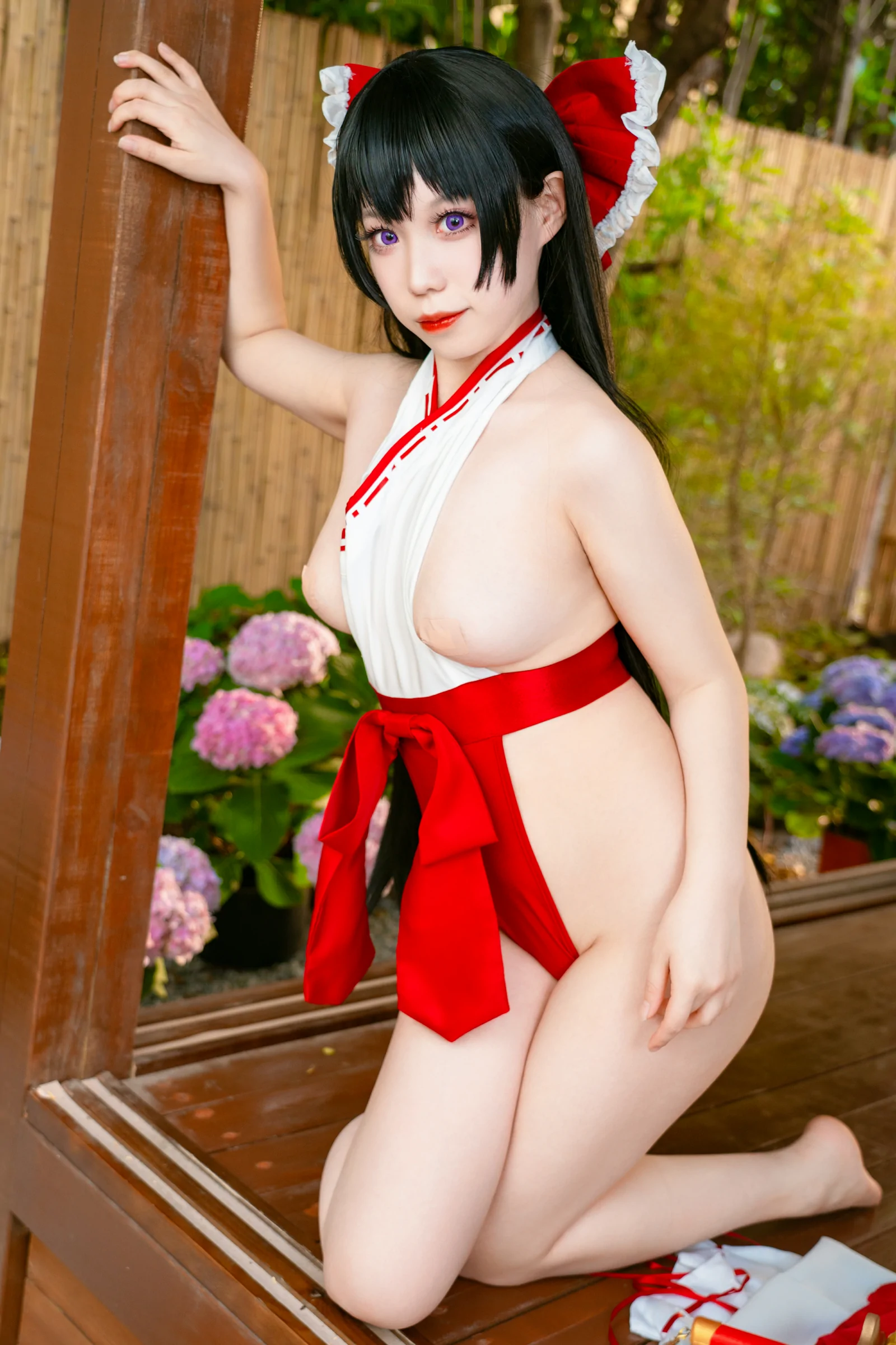 芦苇苇苇 – 巫女 Cosplay-第21张