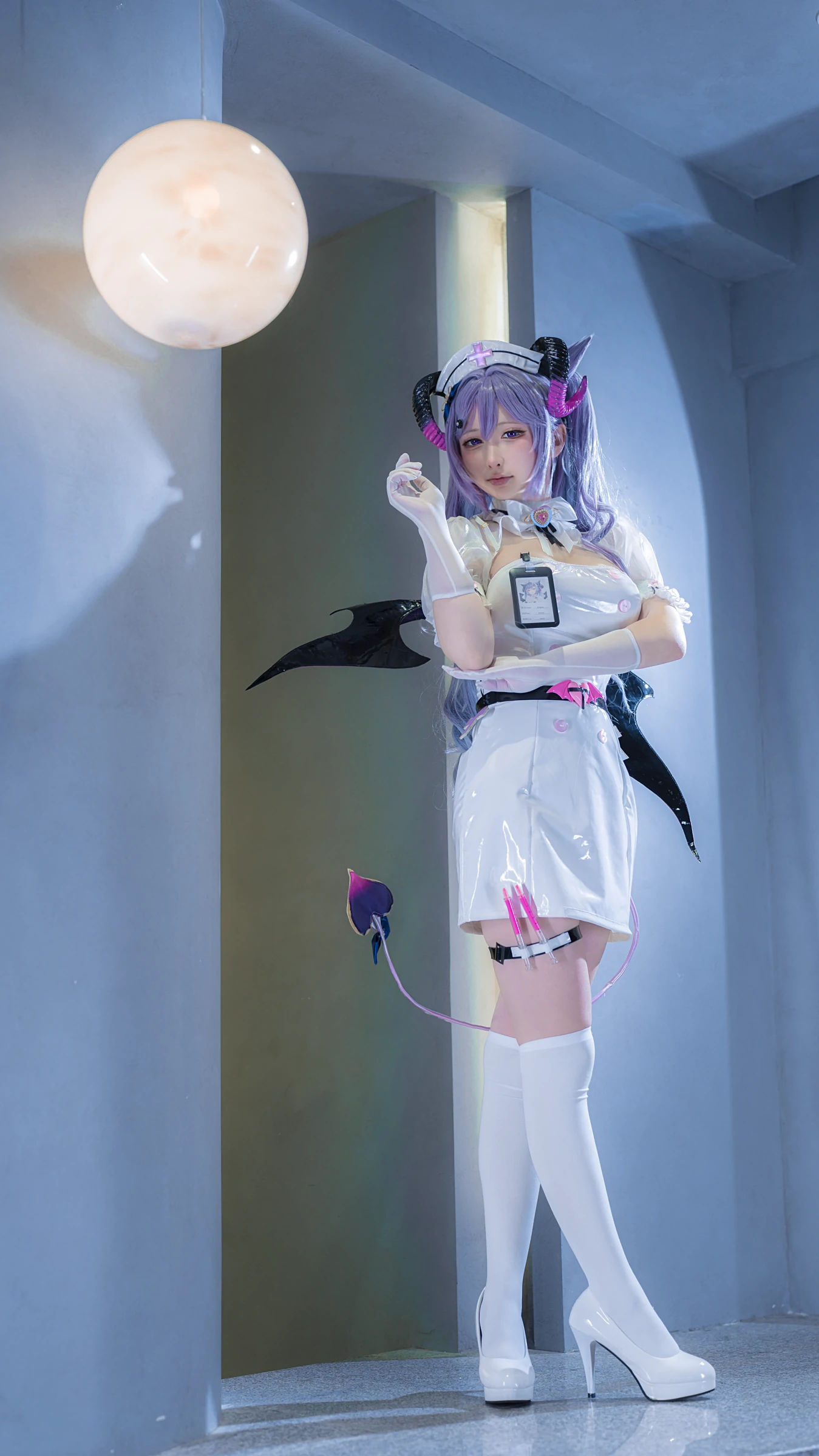 樱梨梨 – 刻晴魅魔护士 Cosplay-第6张