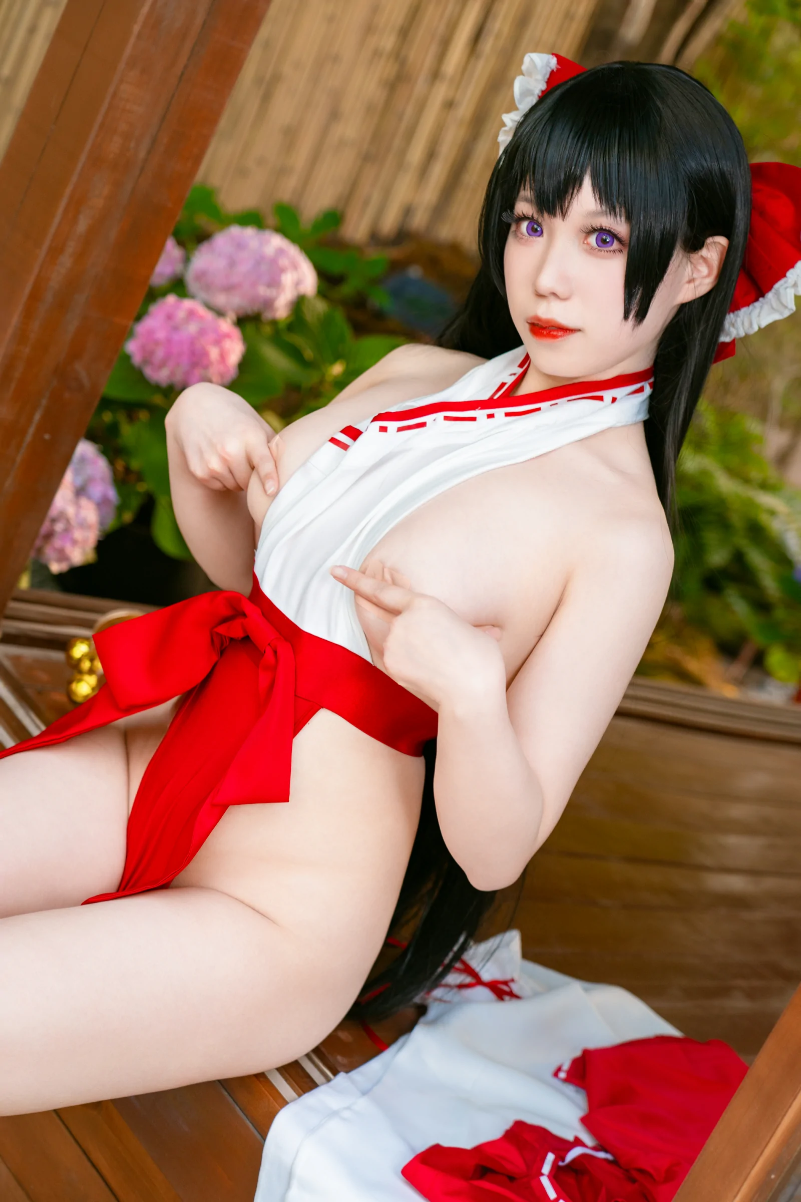 芦苇苇苇 – 巫女 Cosplay-第25张