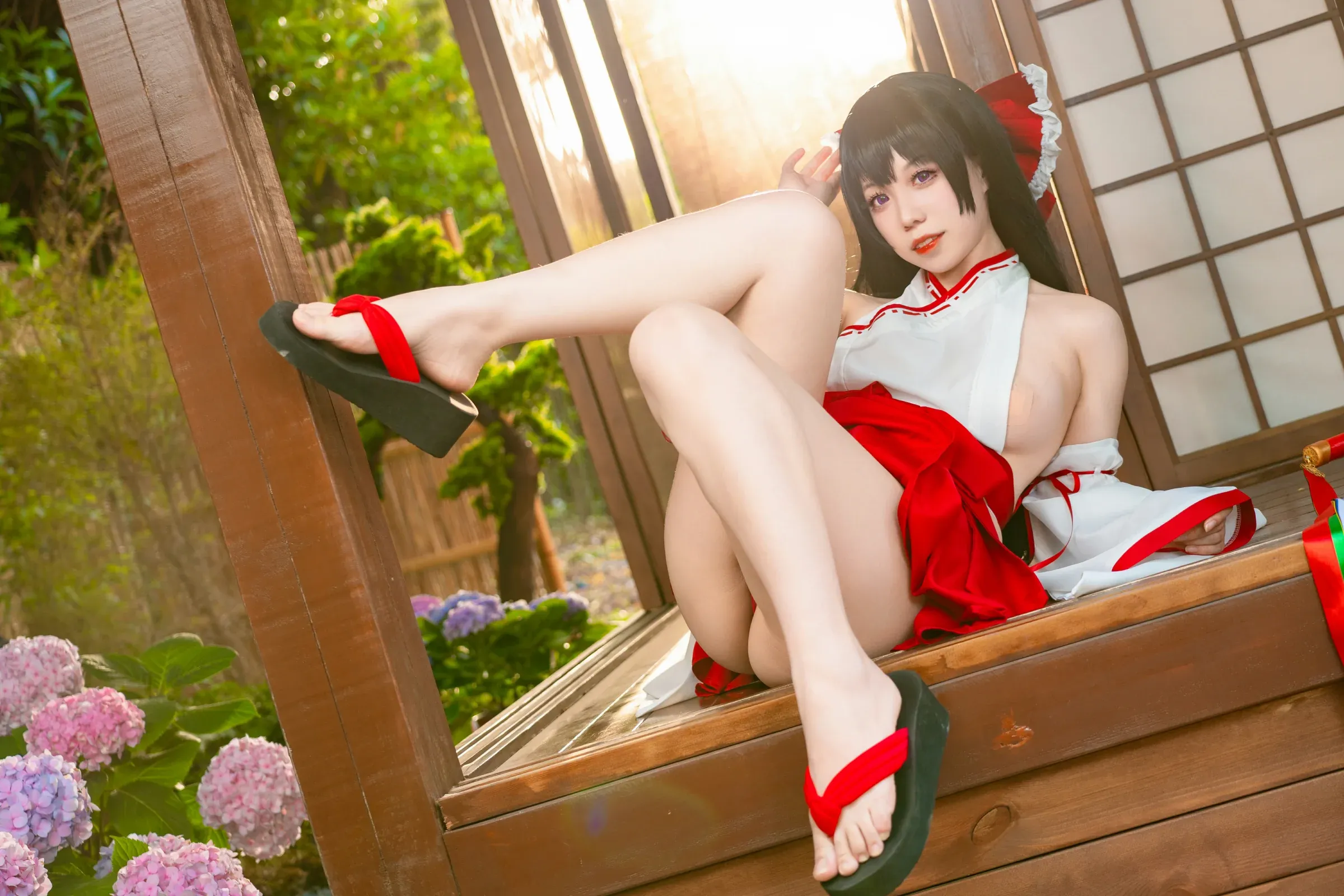 芦苇苇苇 – 巫女 Cosplay-第33张
