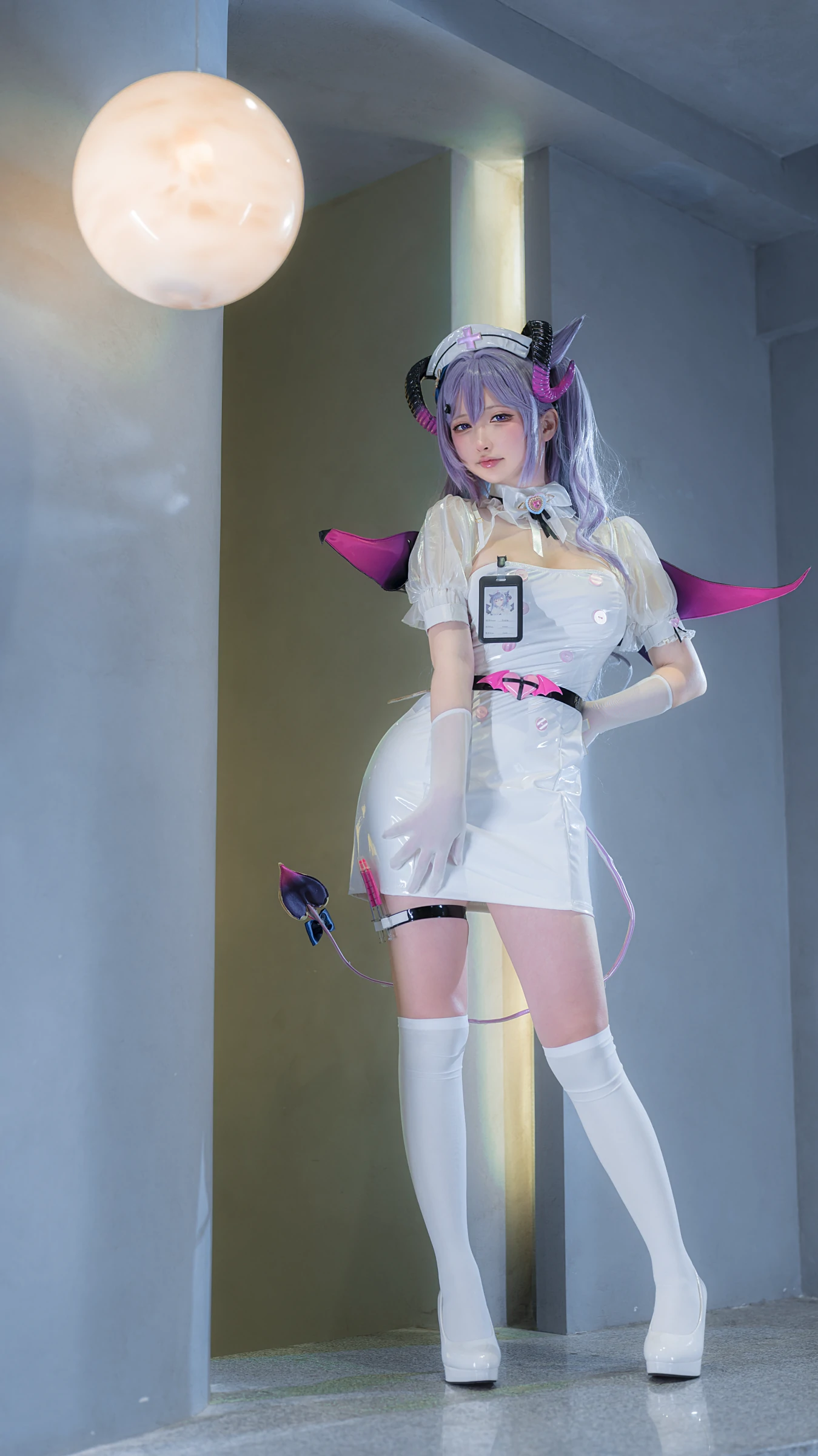 樱梨梨 – 刻晴魅魔护士 Cosplay-第17张
