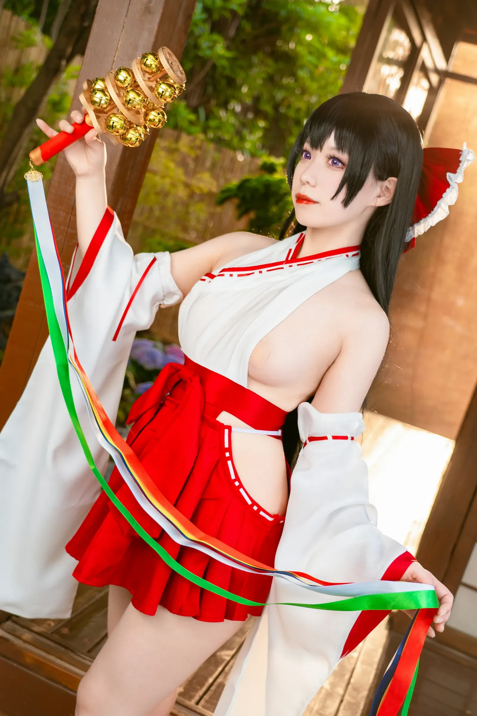 芦苇苇苇 – 巫女 Cosplay-第35张