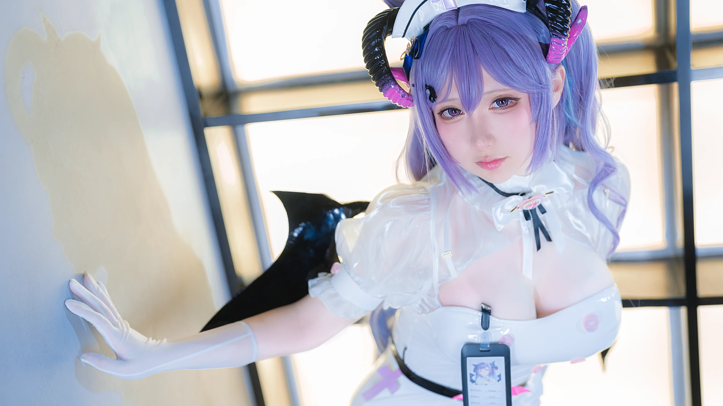 樱梨梨 – 刻晴魅魔护士 Cosplay-第22张