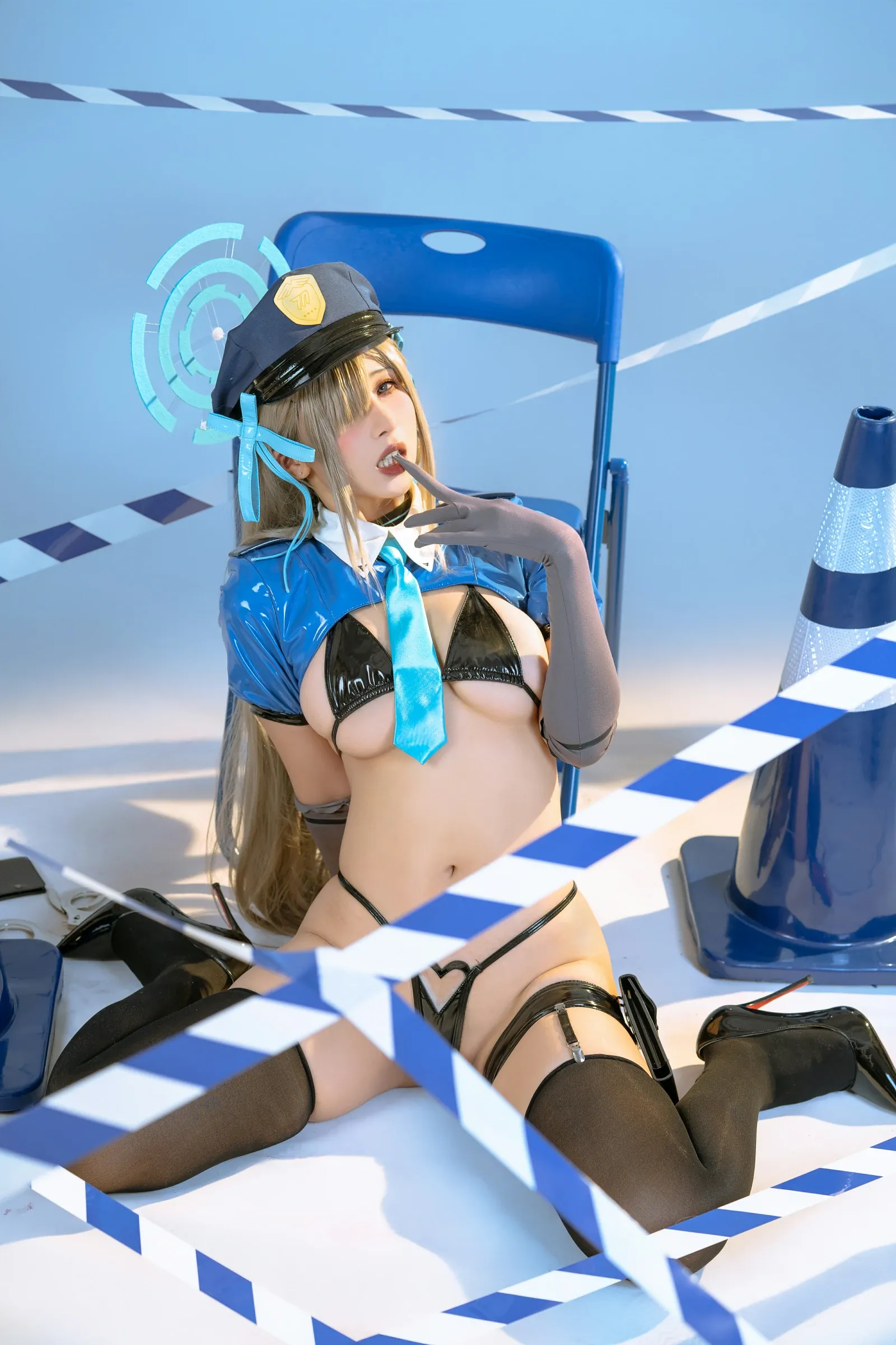 云溪溪 – 奶桃 碧蓝档案之濑明日奈 Cosplay-第1张