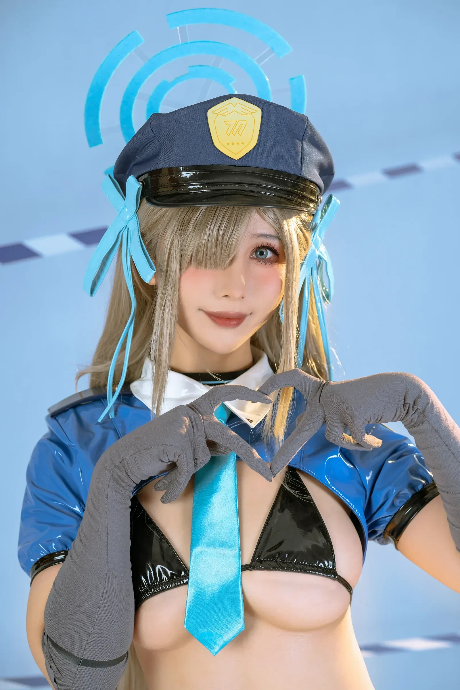 云溪溪 – 奶桃 碧蓝档案之濑明日奈 Cosplay-第95张