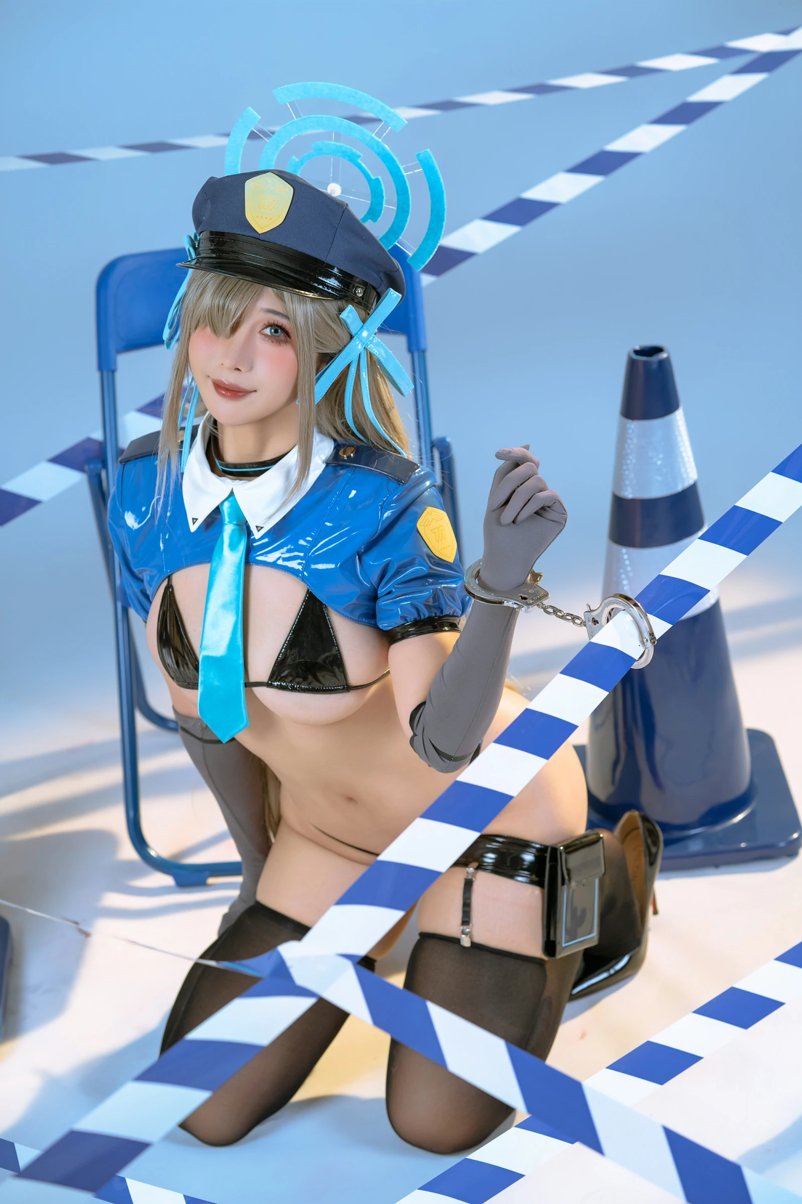 云溪溪 – 奶桃 碧蓝档案之濑明日奈 Cosplay-第97张