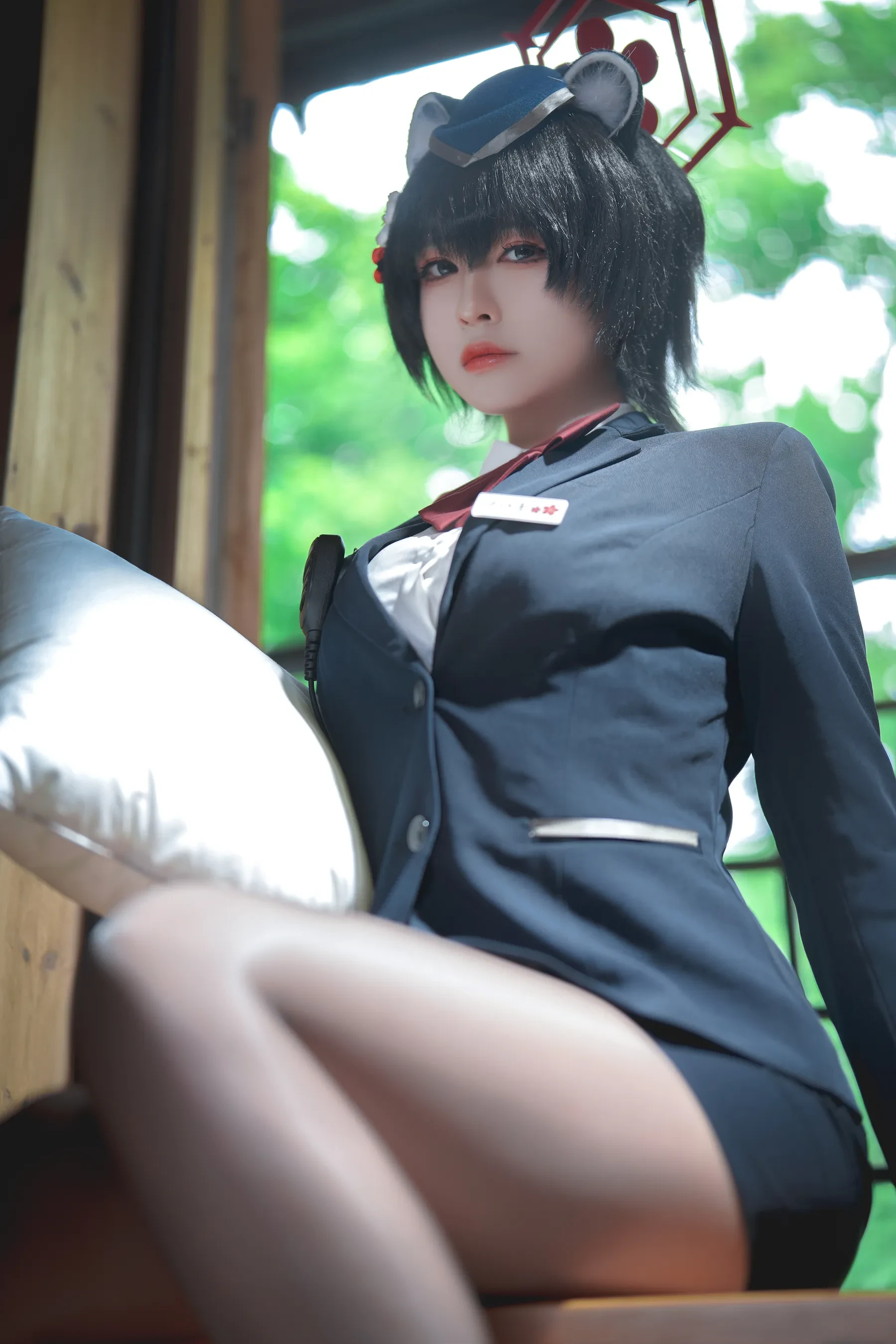半半子 – ガイド春日ツバキ Cosplay-第28张