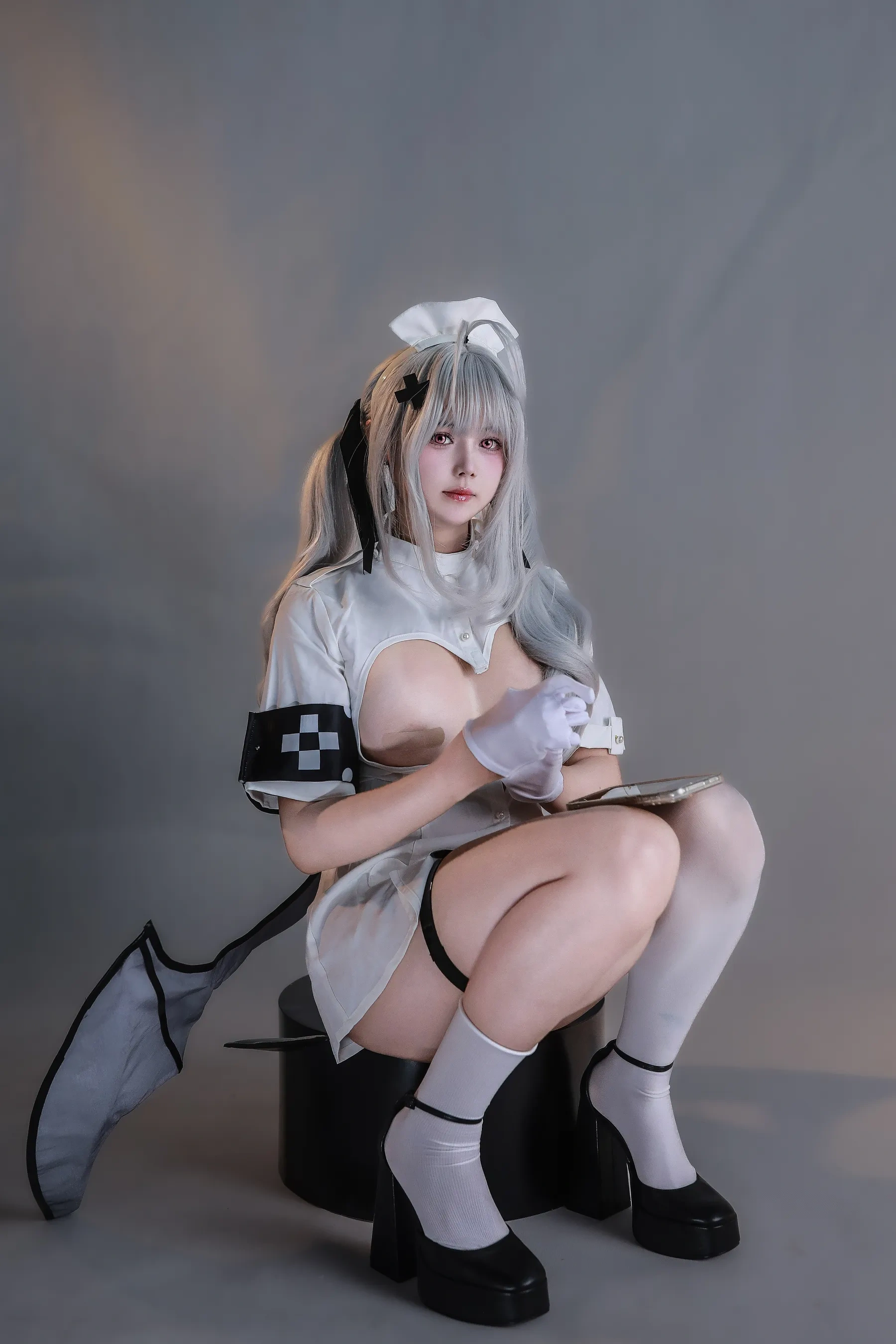 七月喵子 – 死之宫环奈 Cosplay-第38张
