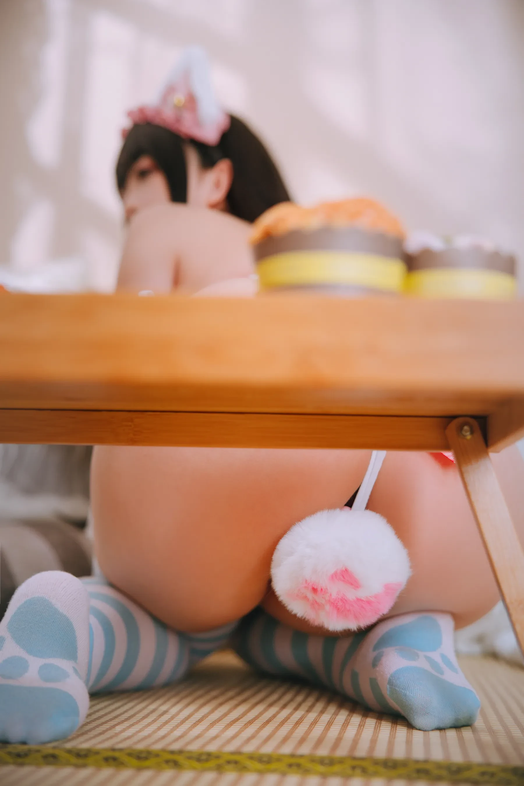 日奈娇 – 兔尾女仆 Cosplay-第26张