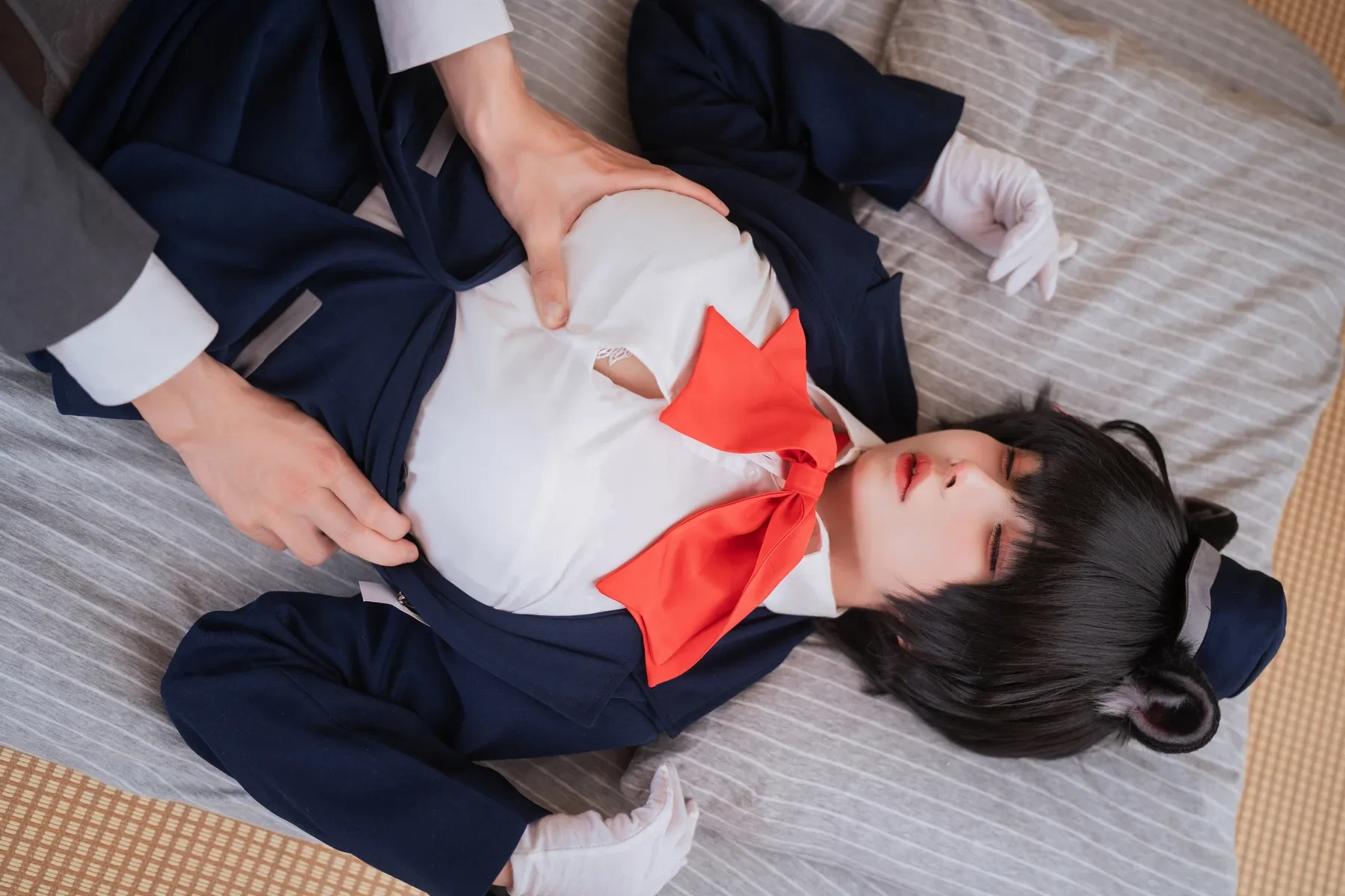 rioko凉凉子 – 蔚蓝档案 导游 椿 Cosplay-第23张