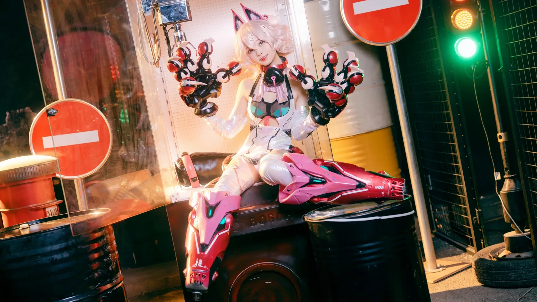 花铃 – 交错战线 绯猁机甲猫猫 Cosplay-第1张