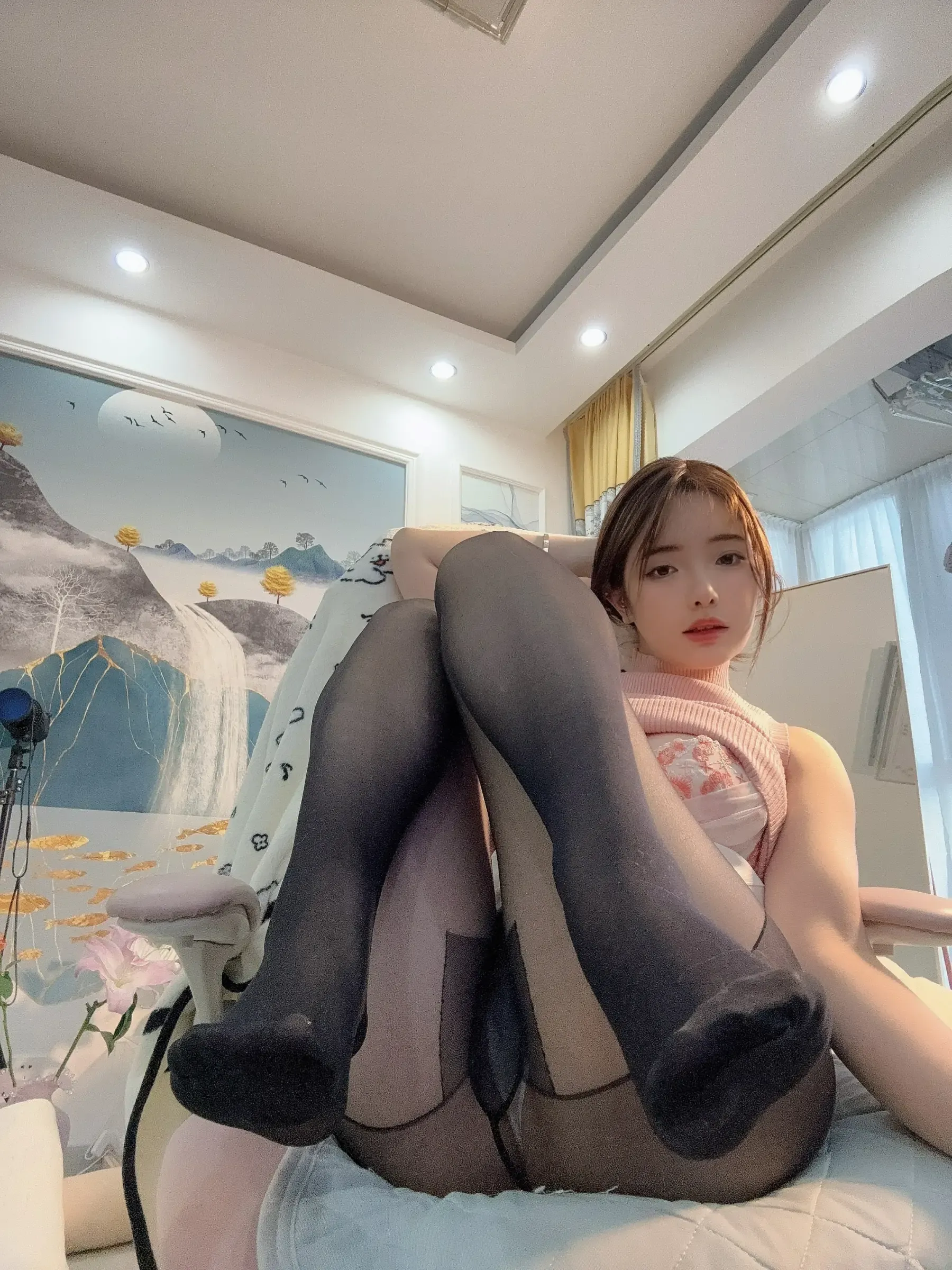 雯妹不讲道理 – 520女友本-黑丝背心包臀裙 Cosplay-第15张