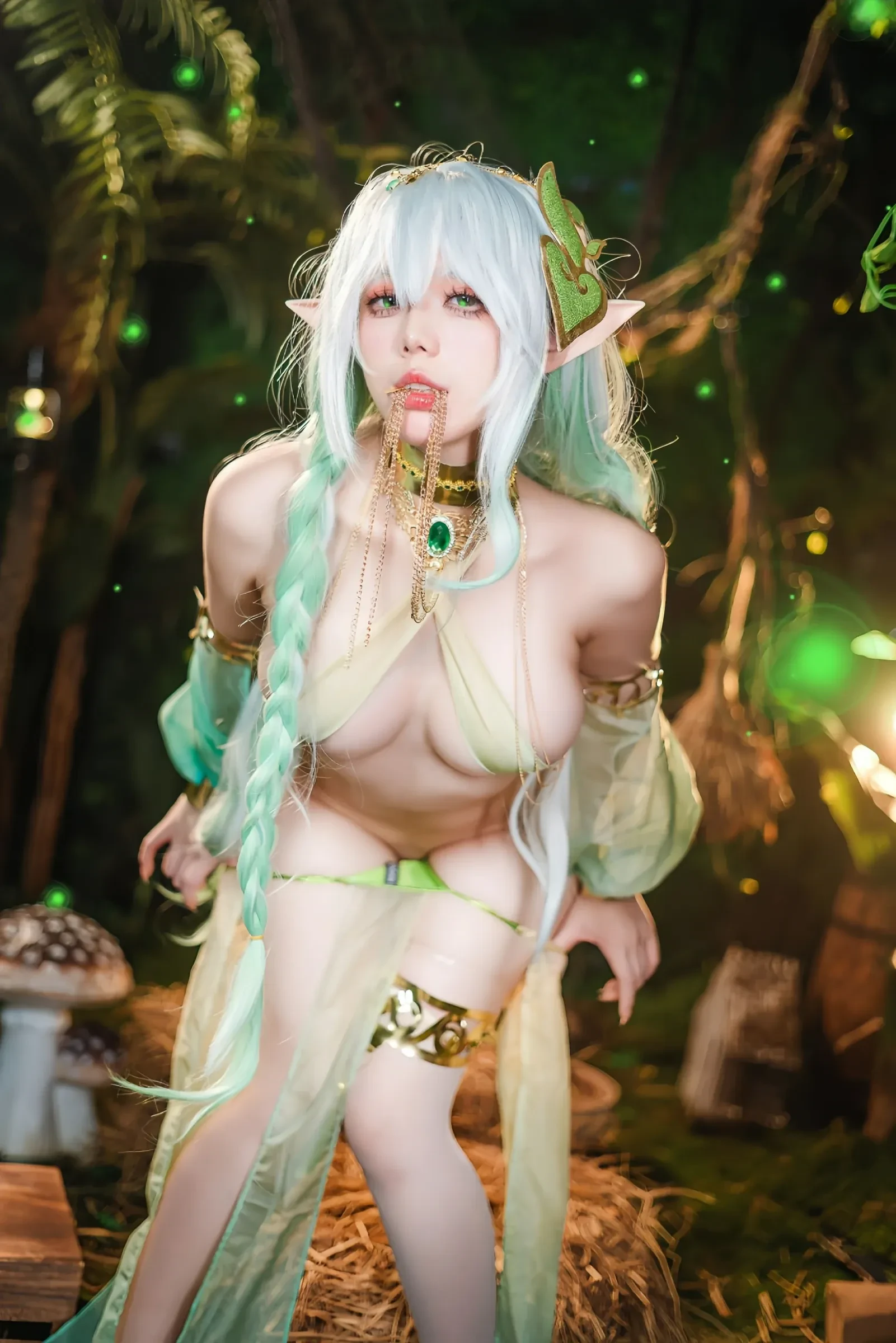 九言 – 纳西妲 Cosplay-第41张