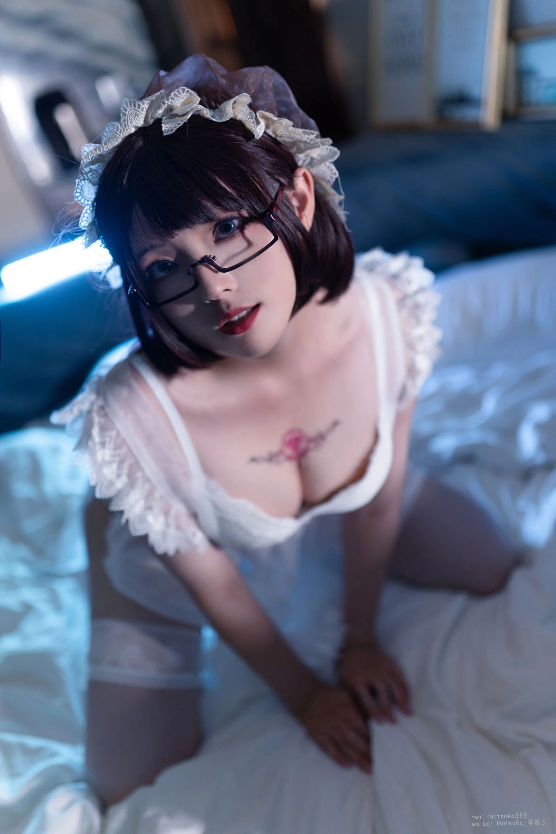 Natsuko夏夏子 – 透明女仆 Cosplay-第6张