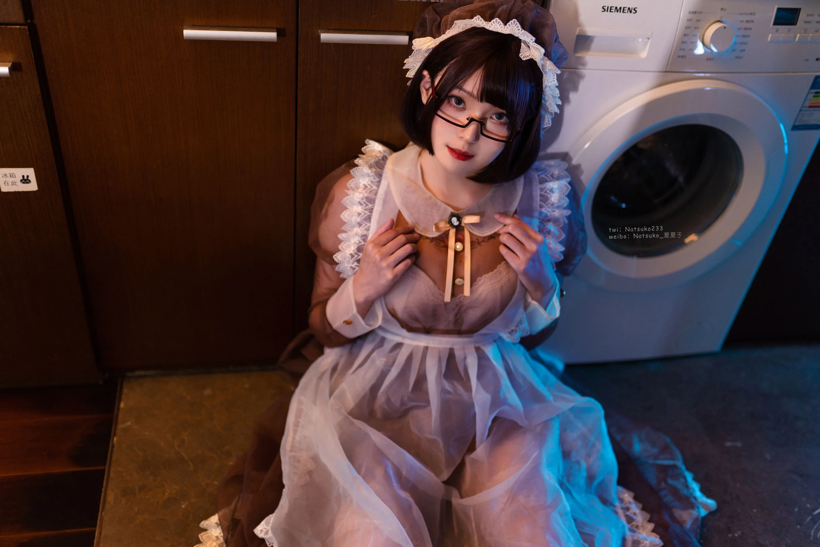 Natsuko夏夏子 – 透明女仆 Cosplay-第35张