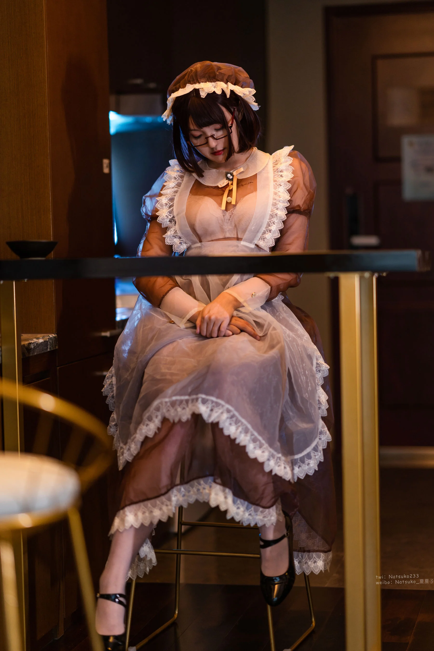 Natsuko夏夏子 – 透明女仆 Cosplay-第53张