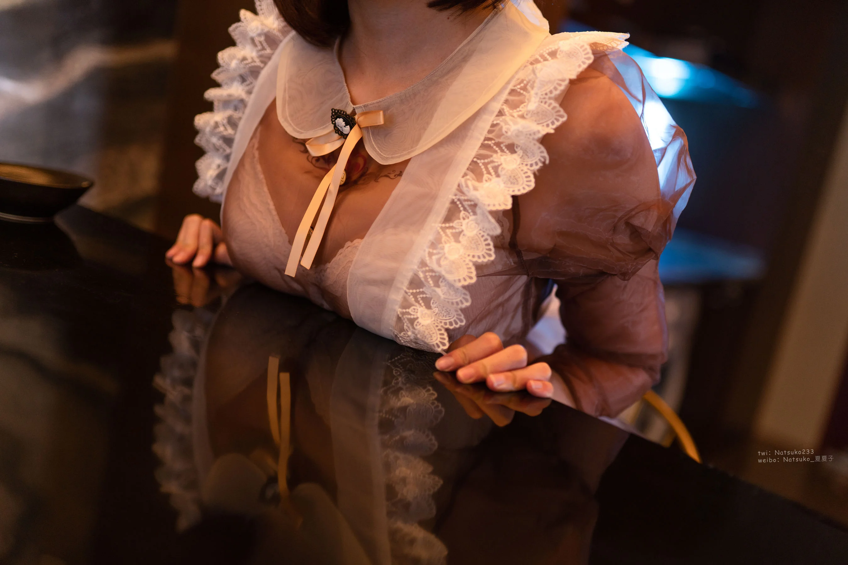 Natsuko夏夏子 – 透明女仆 Cosplay-第50张