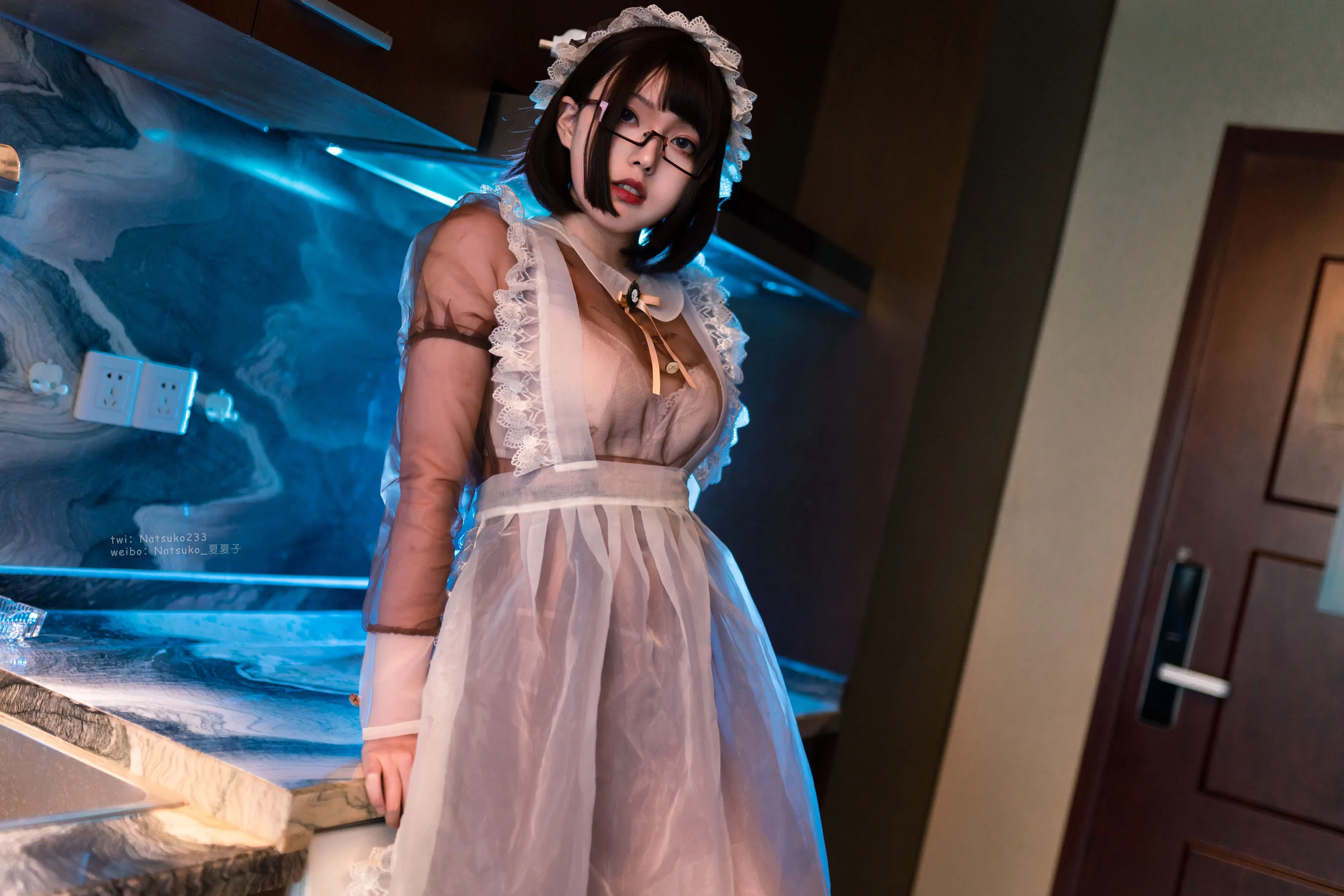 Natsuko夏夏子 – 透明女仆 Cosplay-第66张
