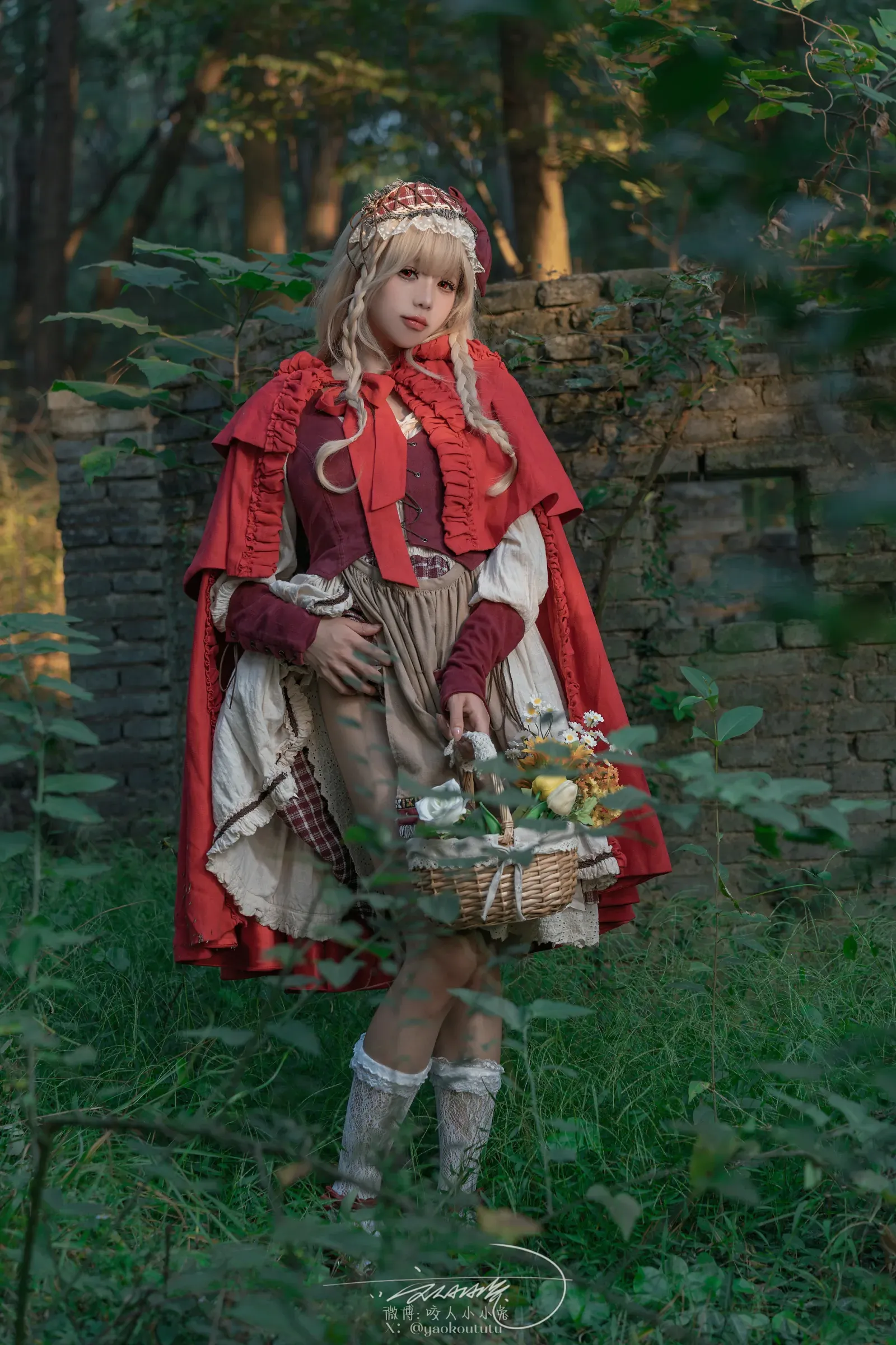 咬一口兔娘 – 迷途小红帽 Cosplay-第9张