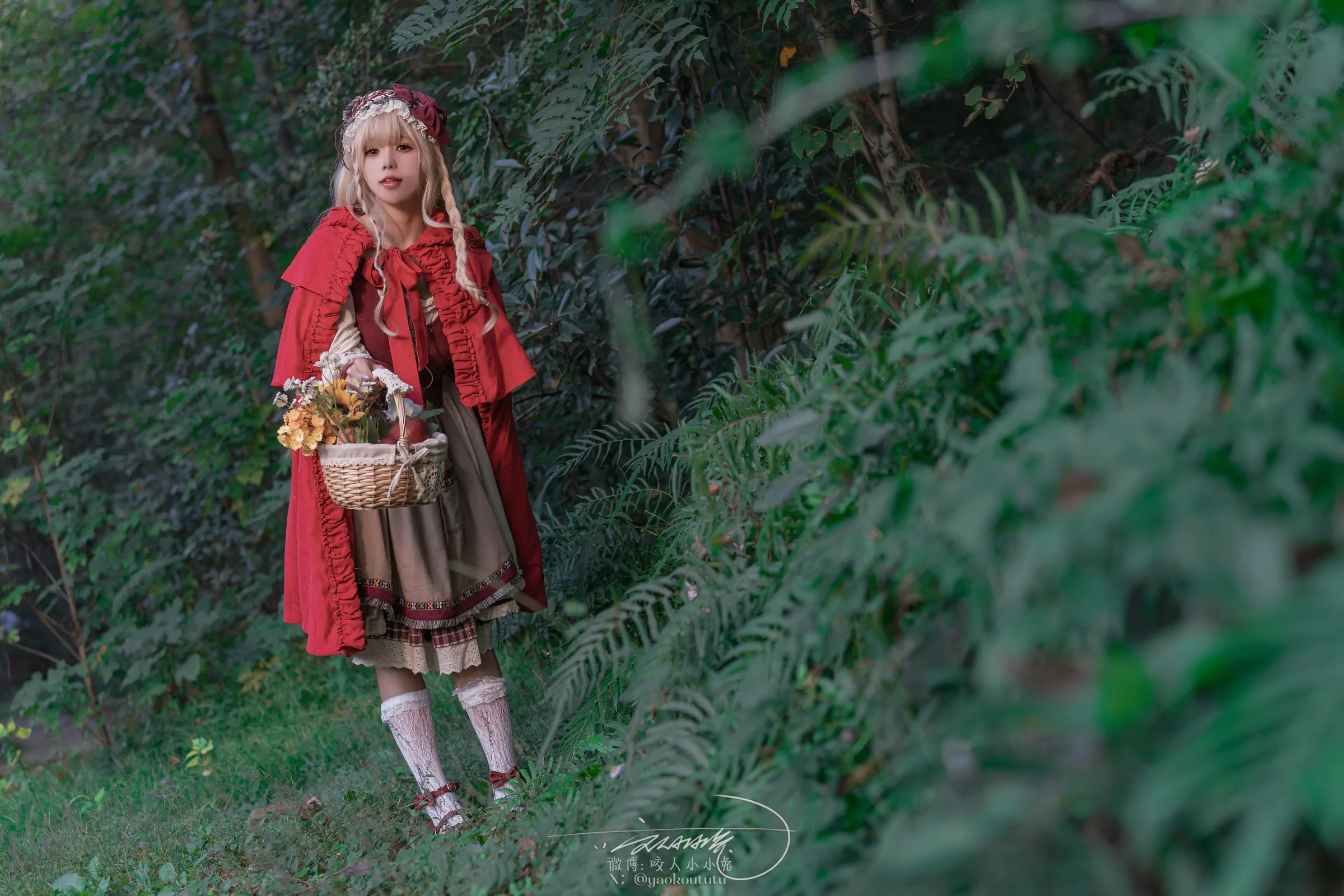 咬一口兔娘 – 迷途小红帽 Cosplay-第12张