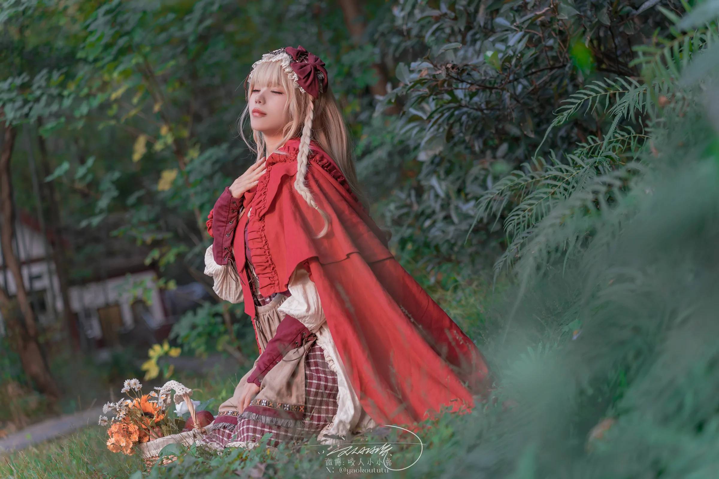咬一口兔娘 – 迷途小红帽 Cosplay-第15张