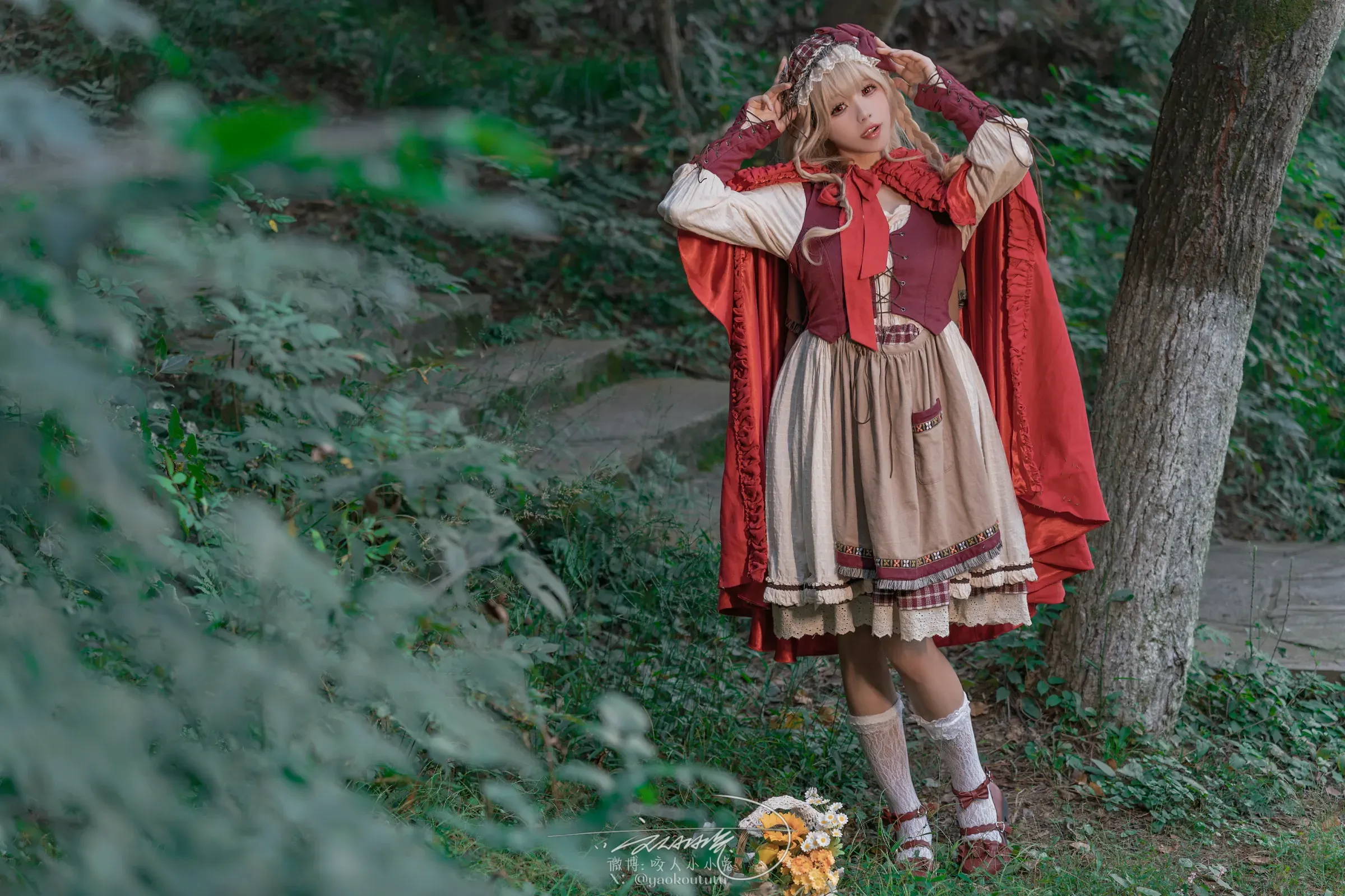 咬一口兔娘 – 迷途小红帽 Cosplay-第20张