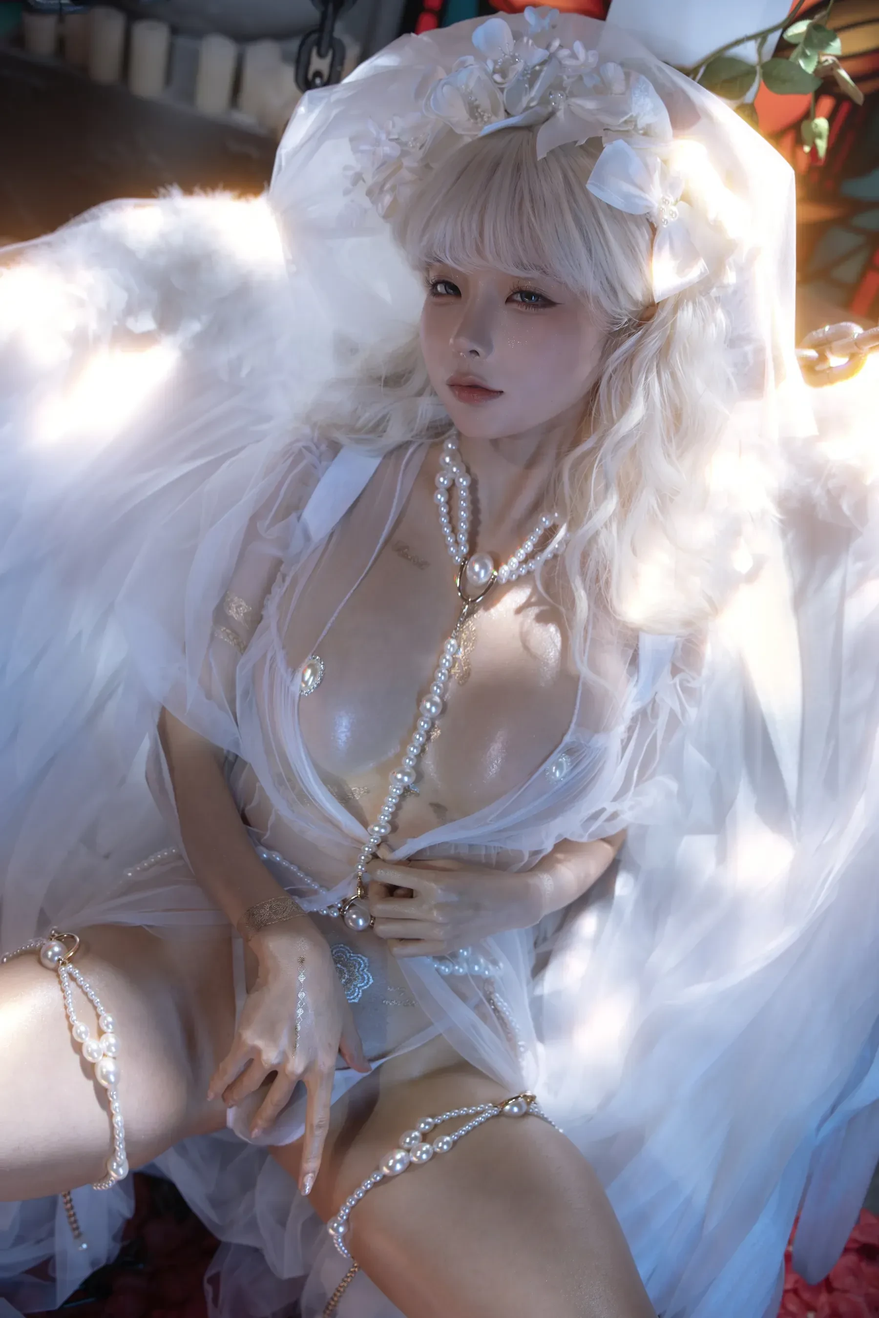 蠢沫沫 – 坠天使 Cosplay-第1张