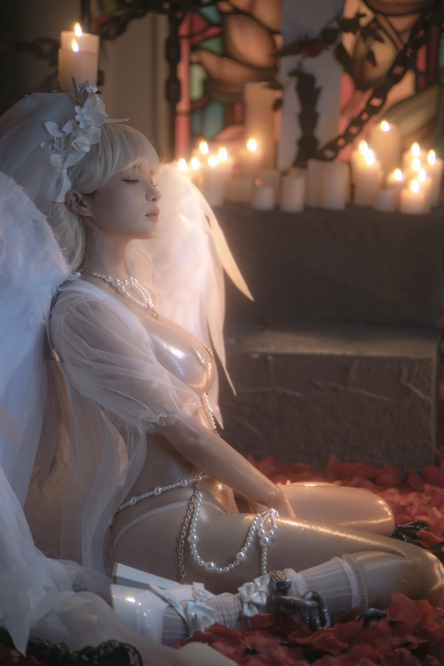 蠢沫沫 – 坠天使 Cosplay-第33张