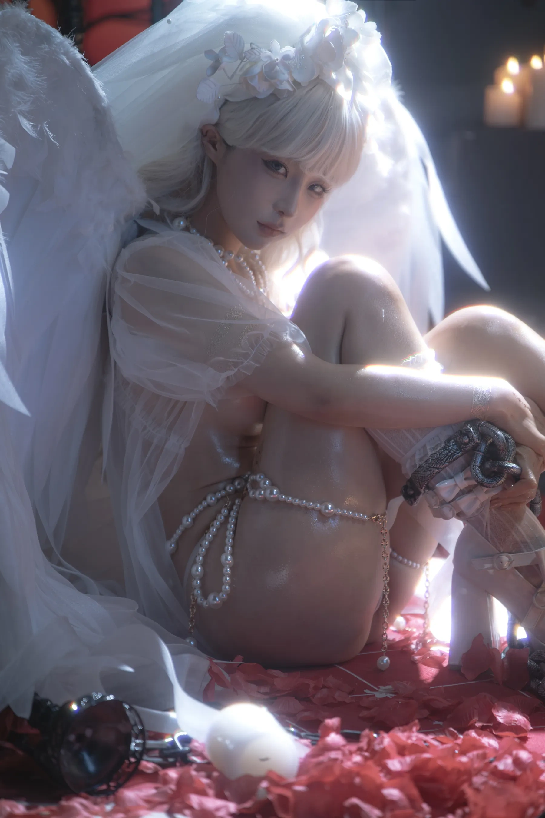蠢沫沫 – 坠天使 Cosplay-第35张