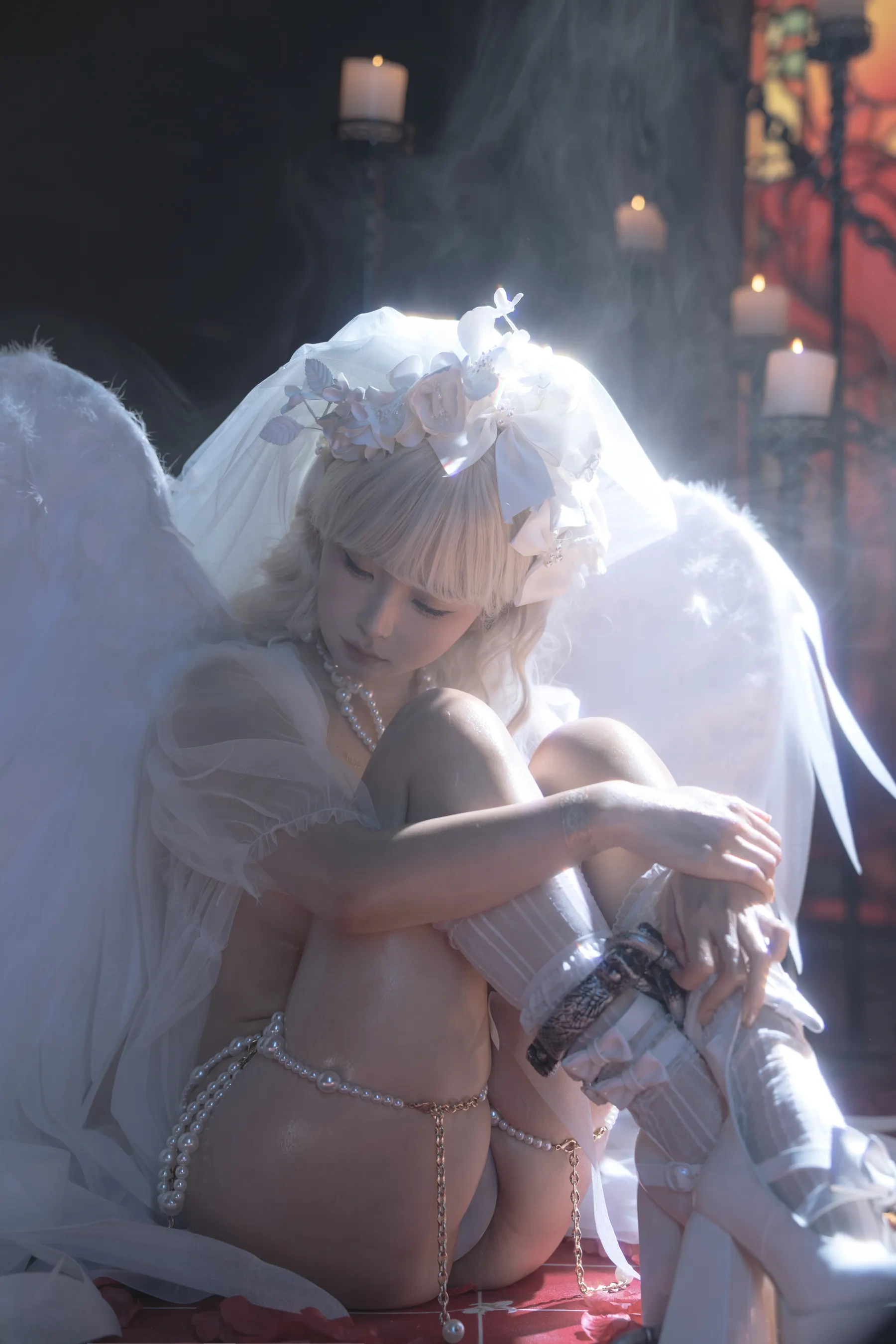 蠢沫沫 – 坠天使 Cosplay-第36张
