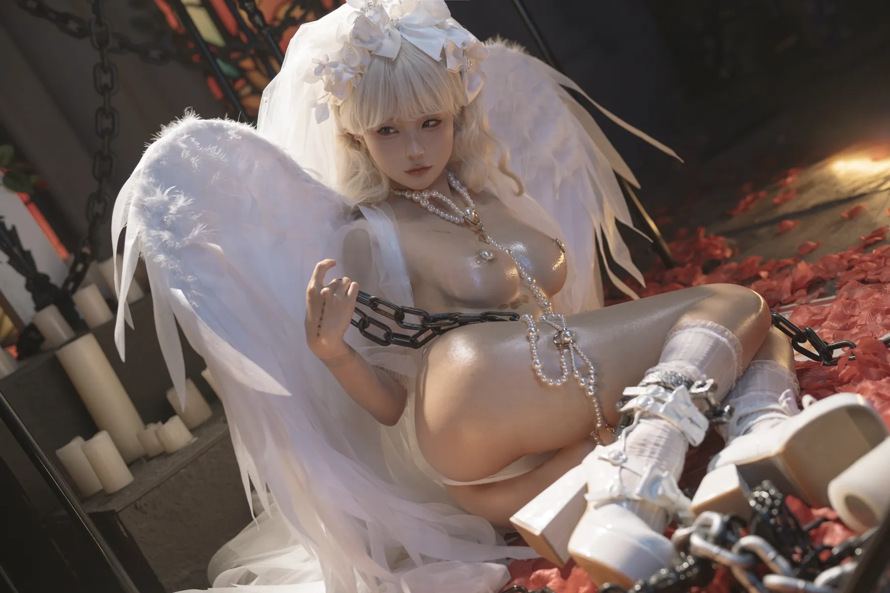 蠢沫沫 – 坠天使 Cosplay-第38张