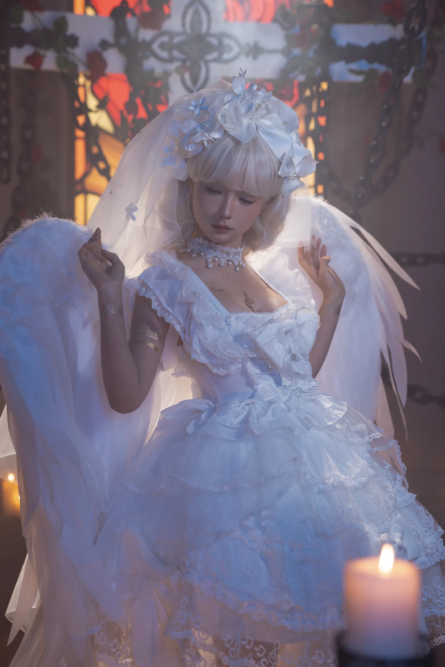 蠢沫沫 – 坠天使 Cosplay-第62张