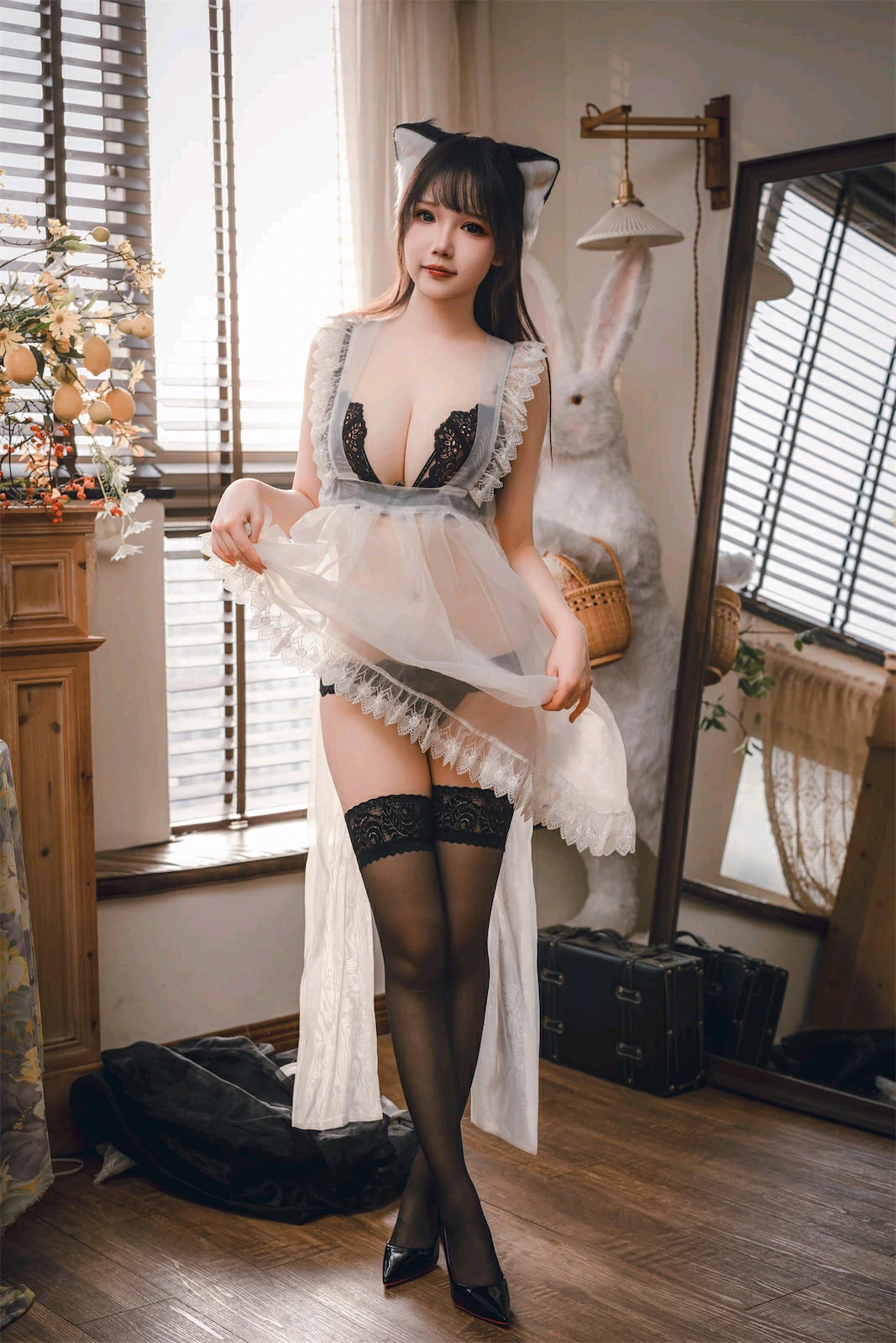 雪晴Astra – 透明女仆 Cosplay-第2张