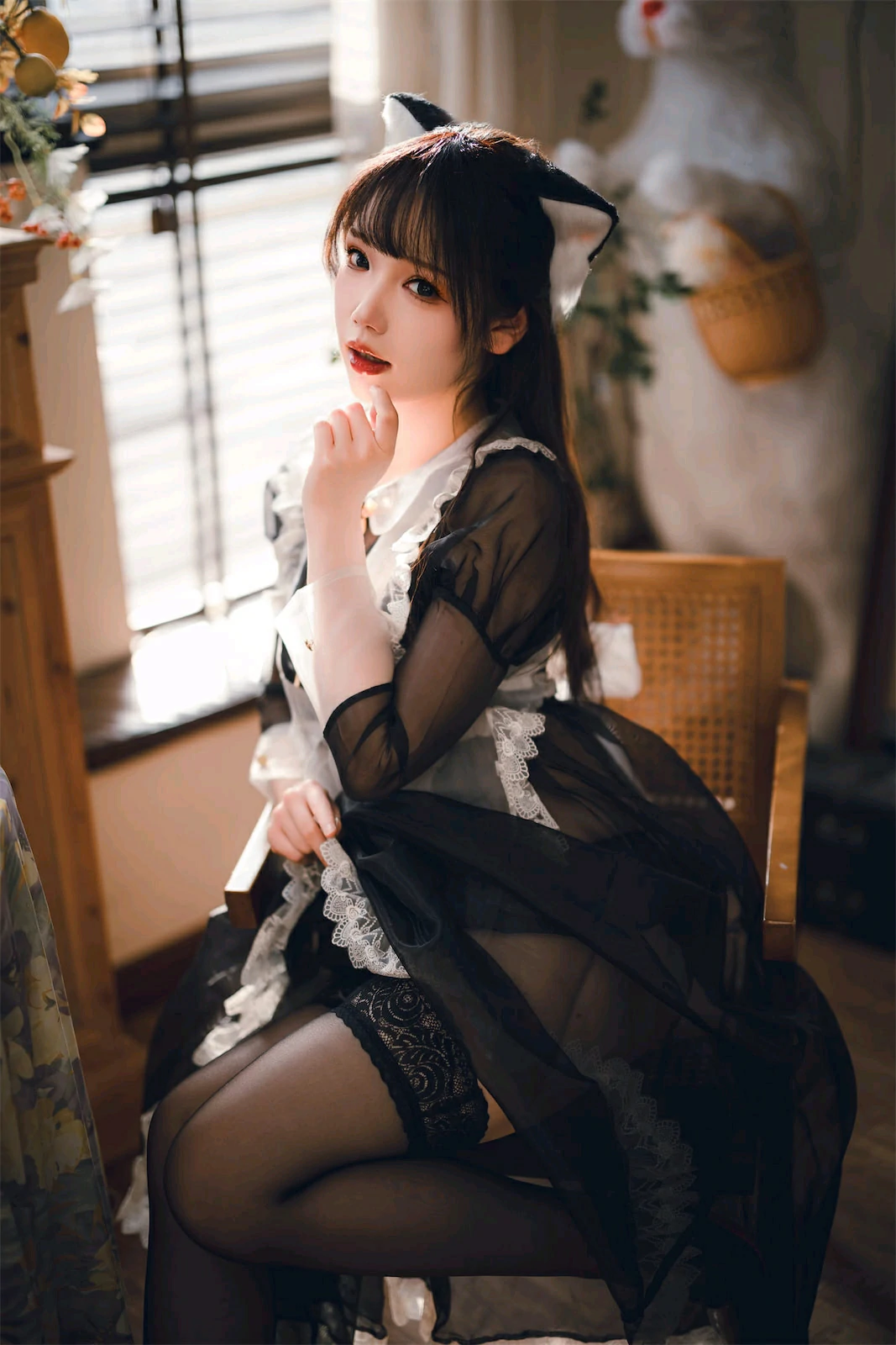 雪晴Astra – 透明女仆 Cosplay-第14张