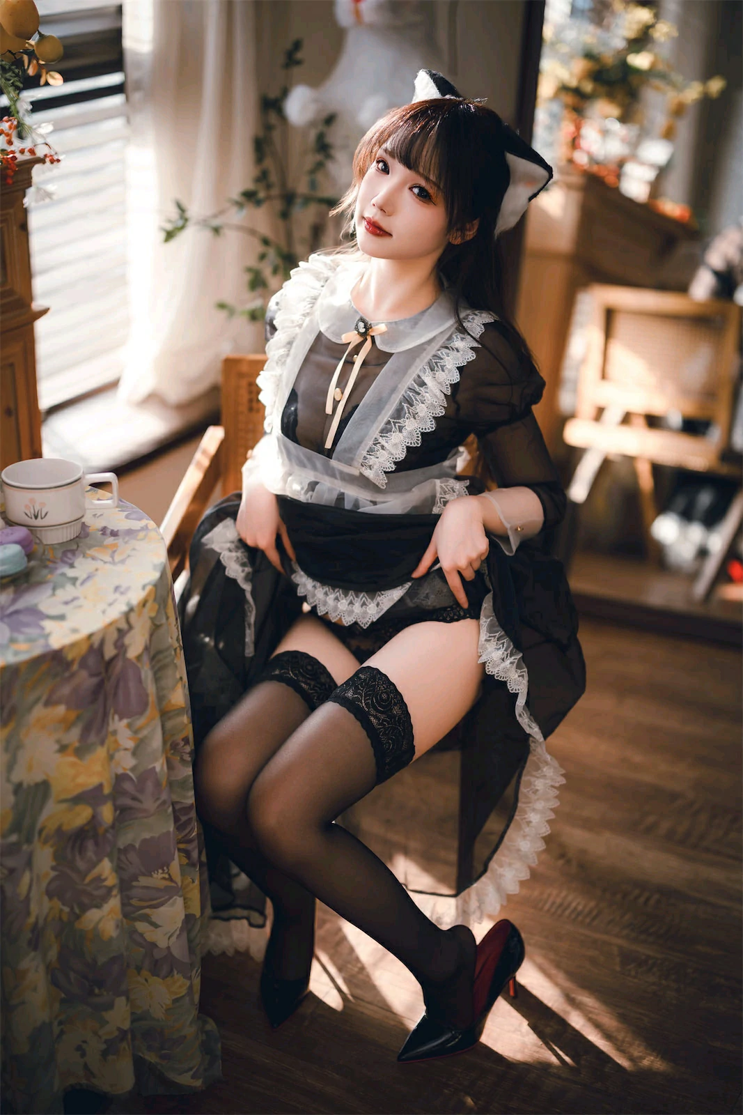 雪晴Astra – 透明女仆 Cosplay-第19张