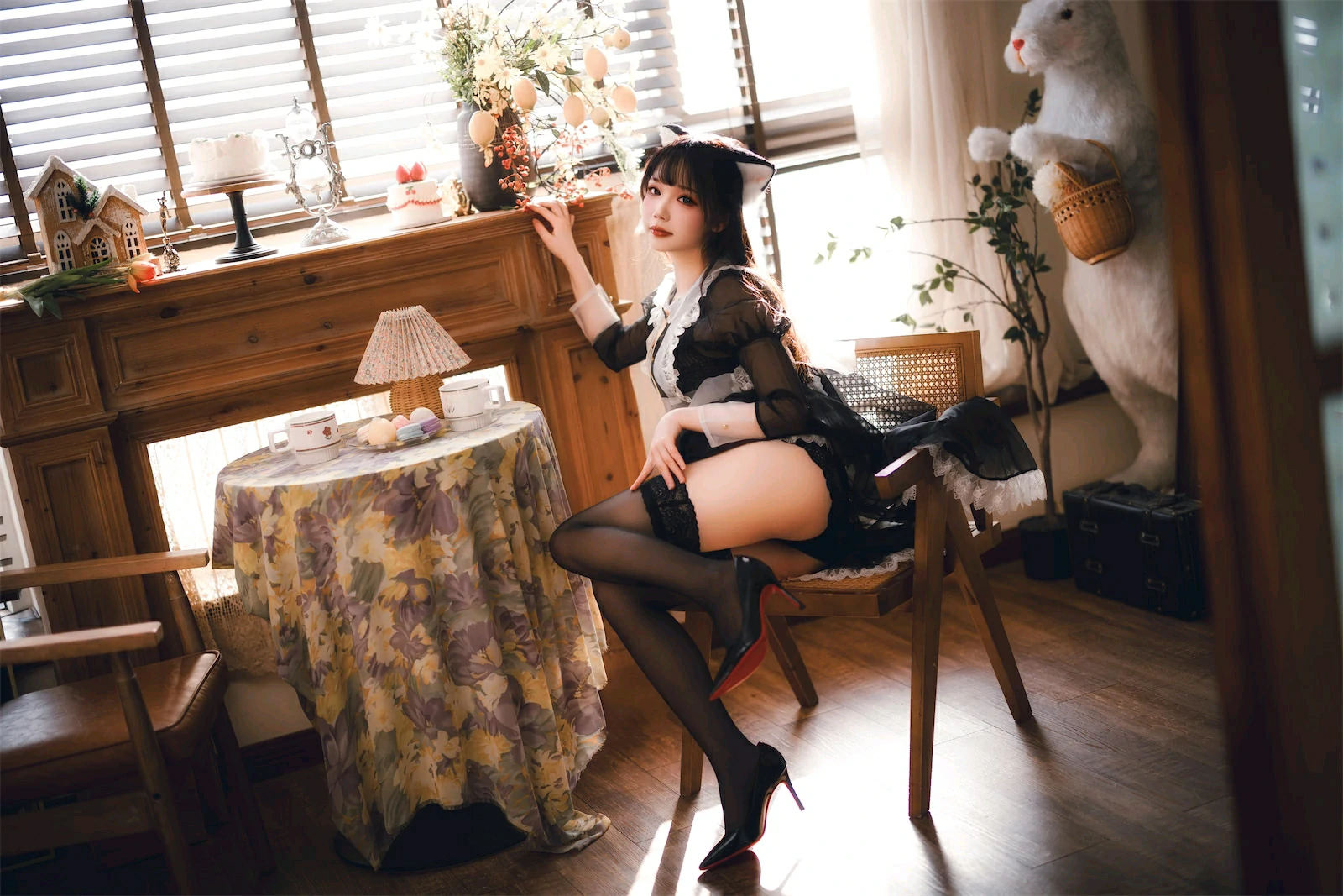 雪晴Astra – 透明女仆 Cosplay-第35张