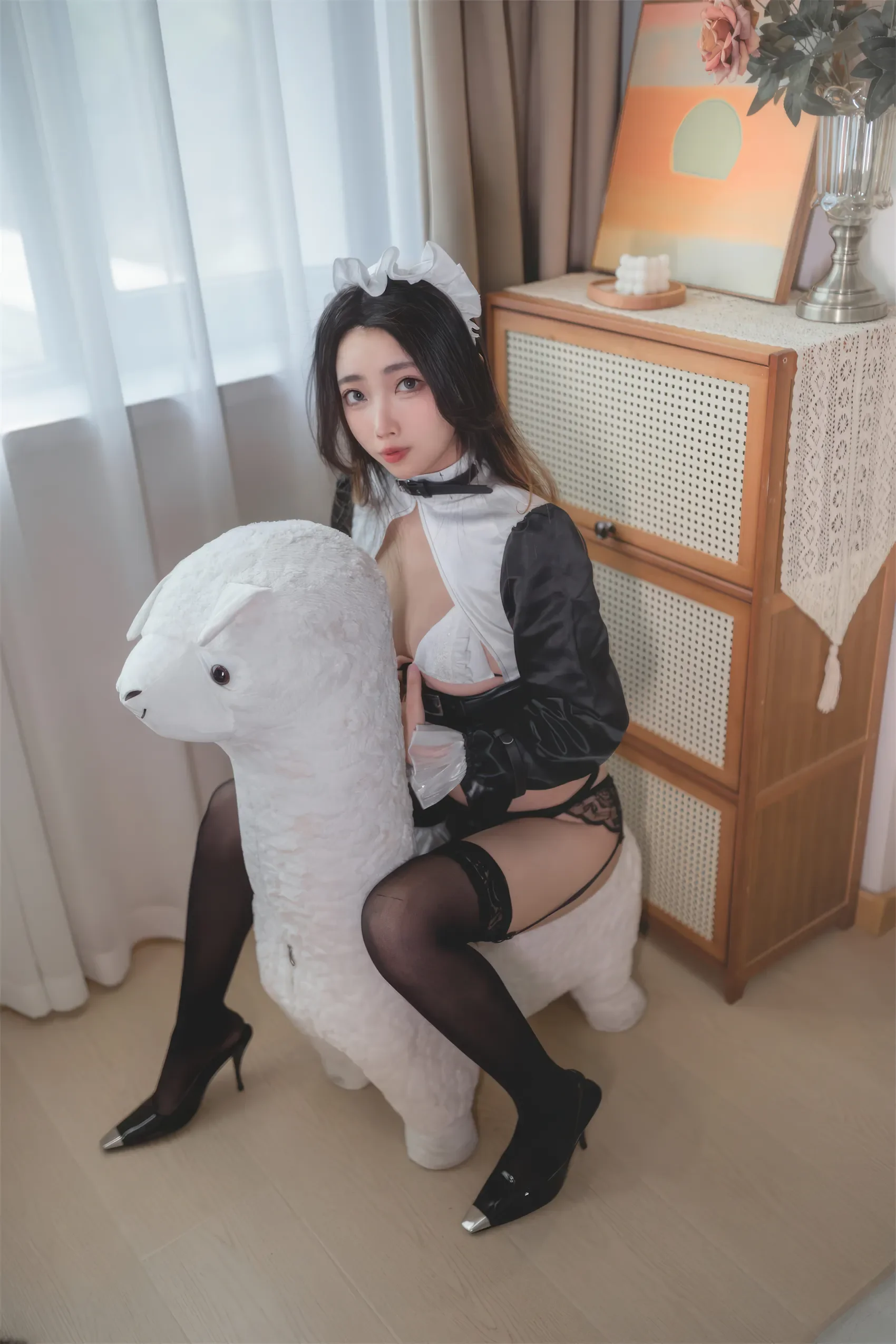 杏仁曲奇 – 女仆约定时间 Cosplay-第25张