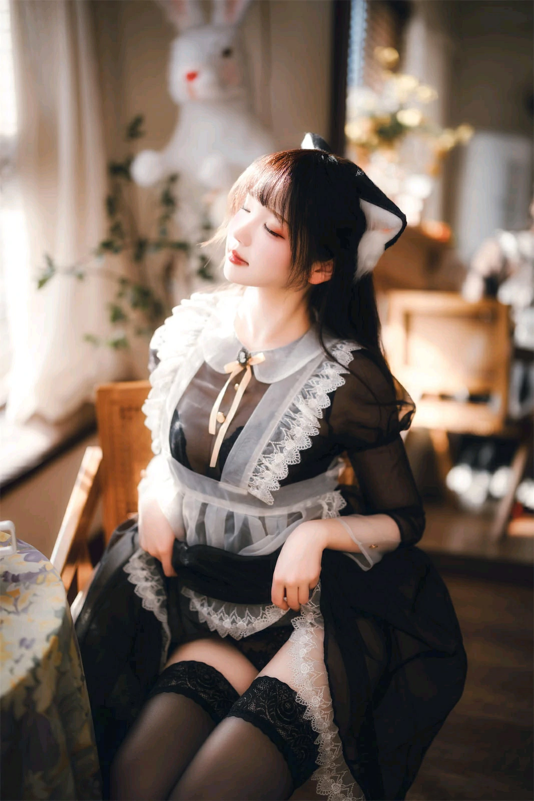 雪晴Astra – 透明女仆 Cosplay-第52张