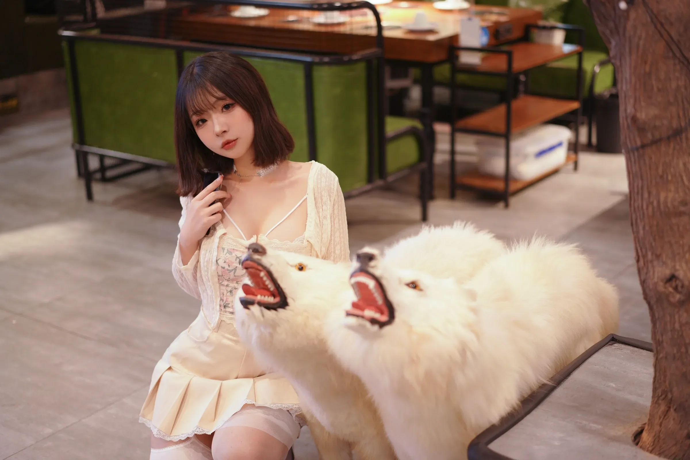 yuuhui玉汇 – 蕾丝情人 Cosplay-第5张