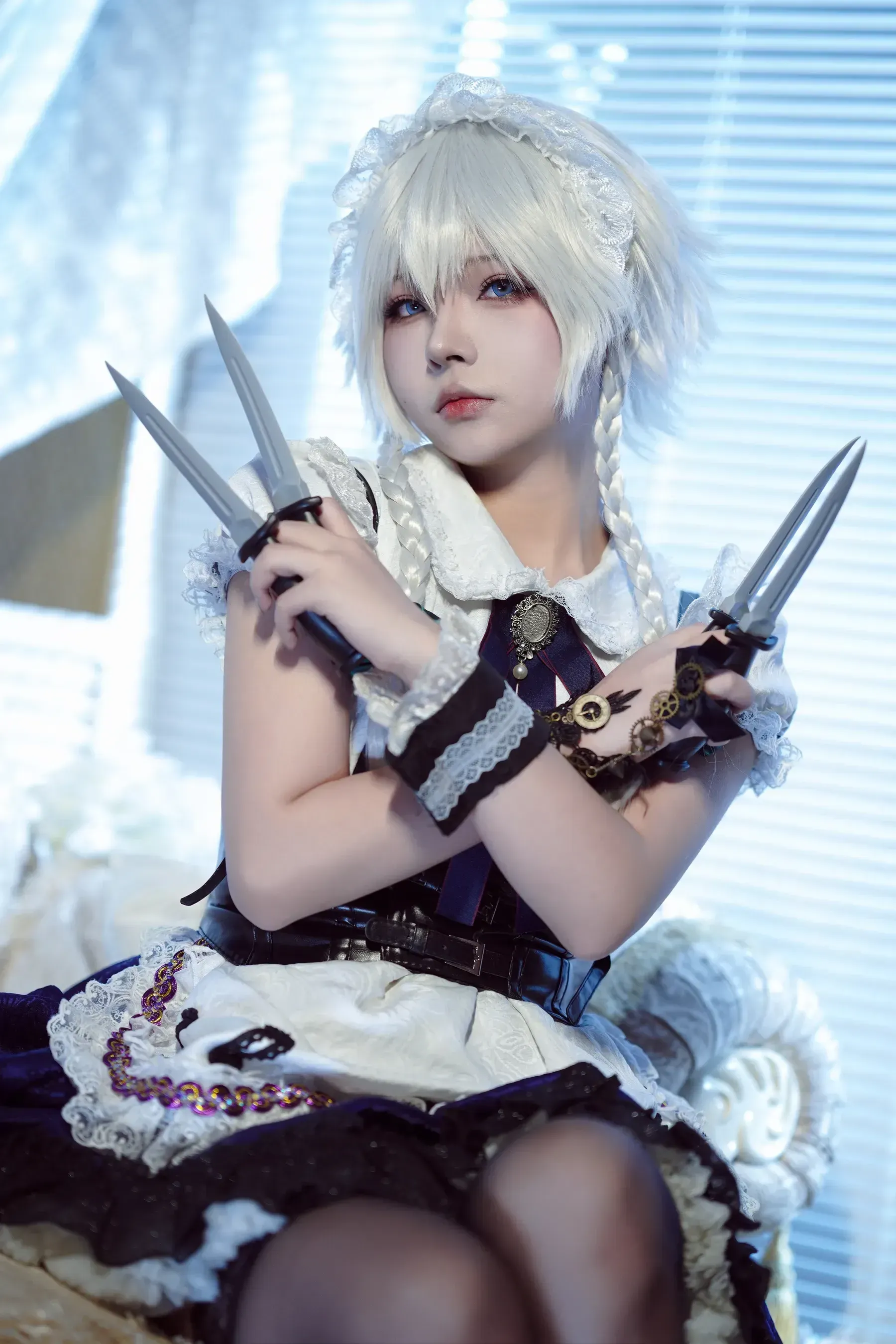 yuuhui玉汇 – 十六夜咲夜 Cosplay-第25张