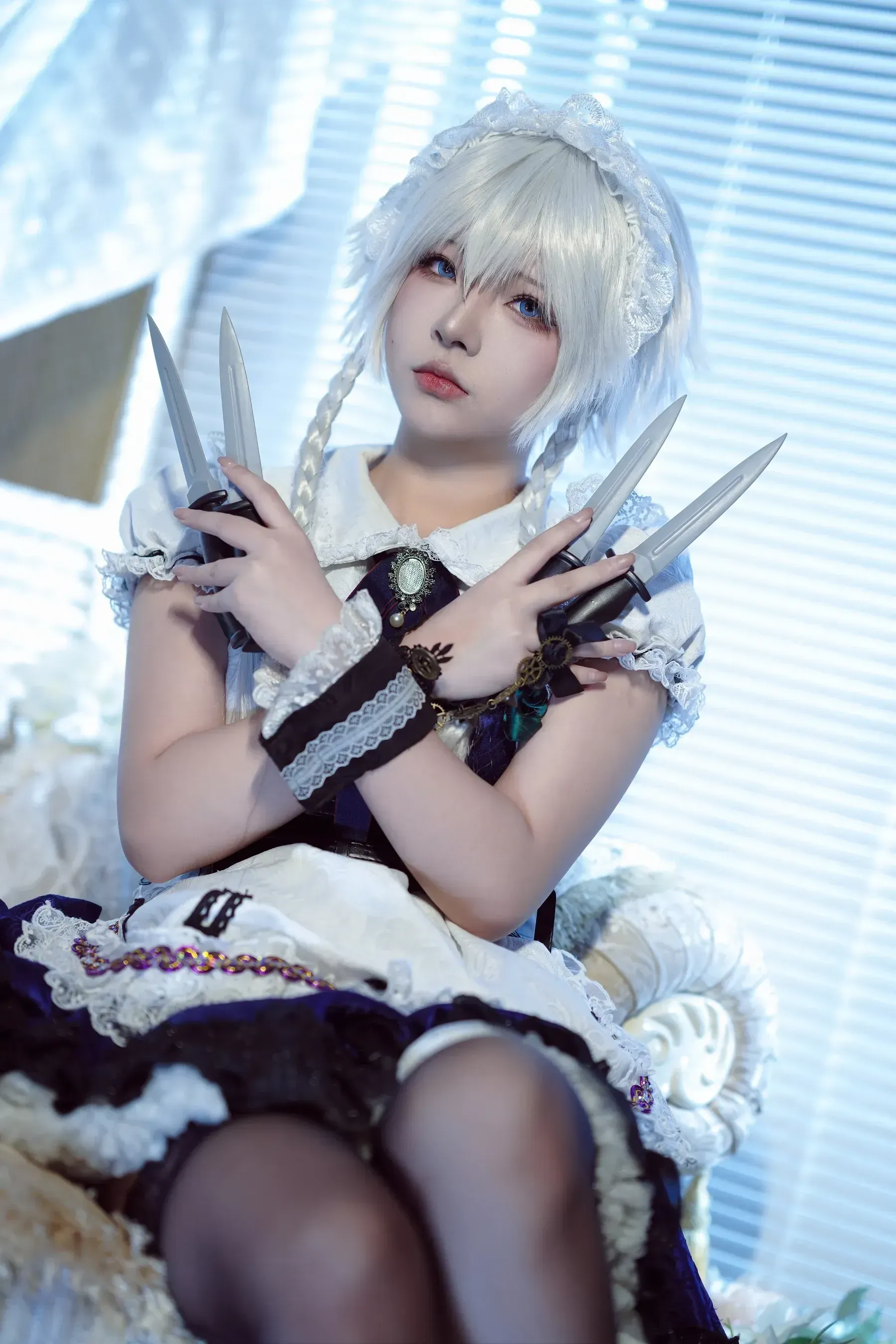 yuuhui玉汇 – 十六夜咲夜 Cosplay-第26张