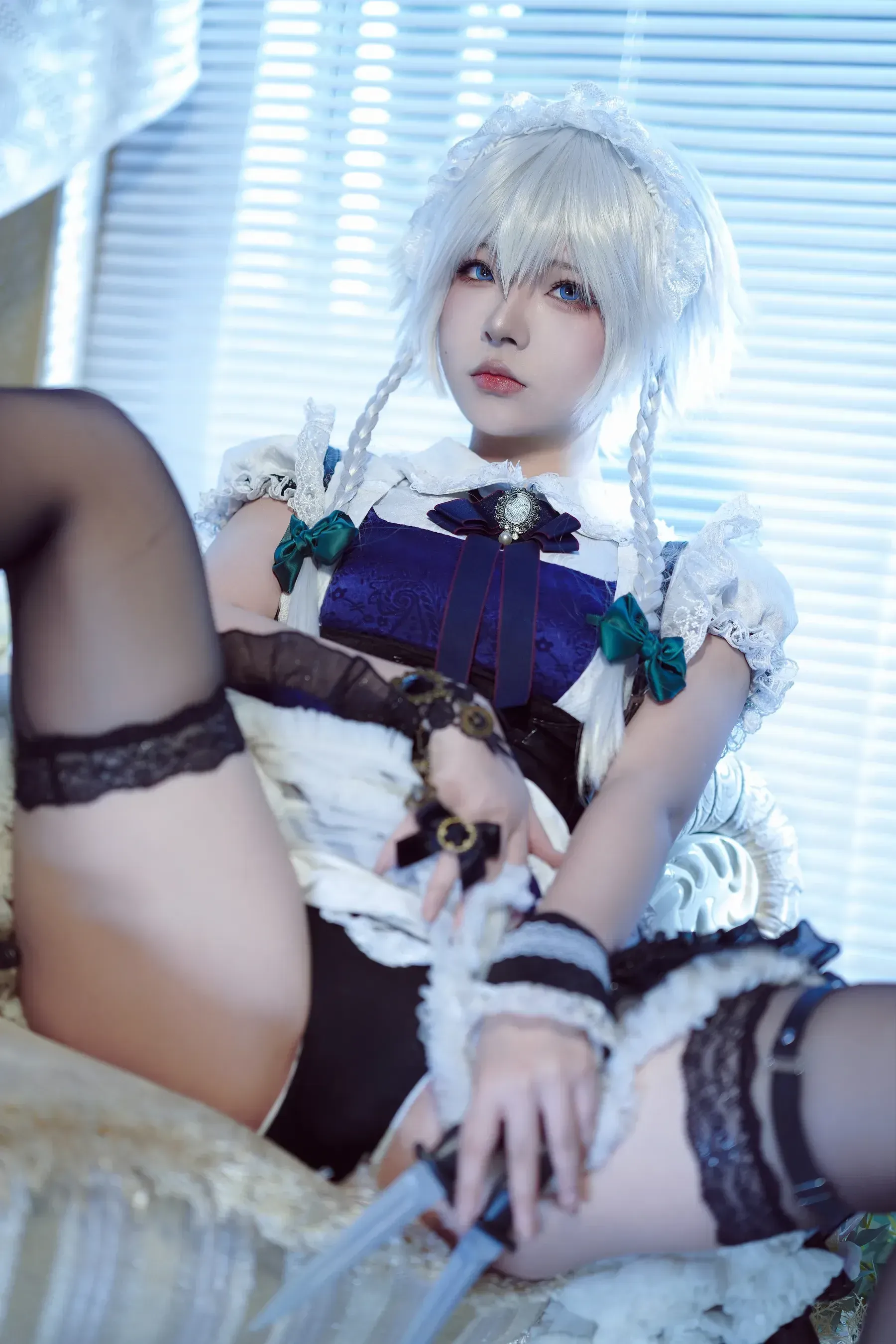 yuuhui玉汇 – 十六夜咲夜 Cosplay-第27张