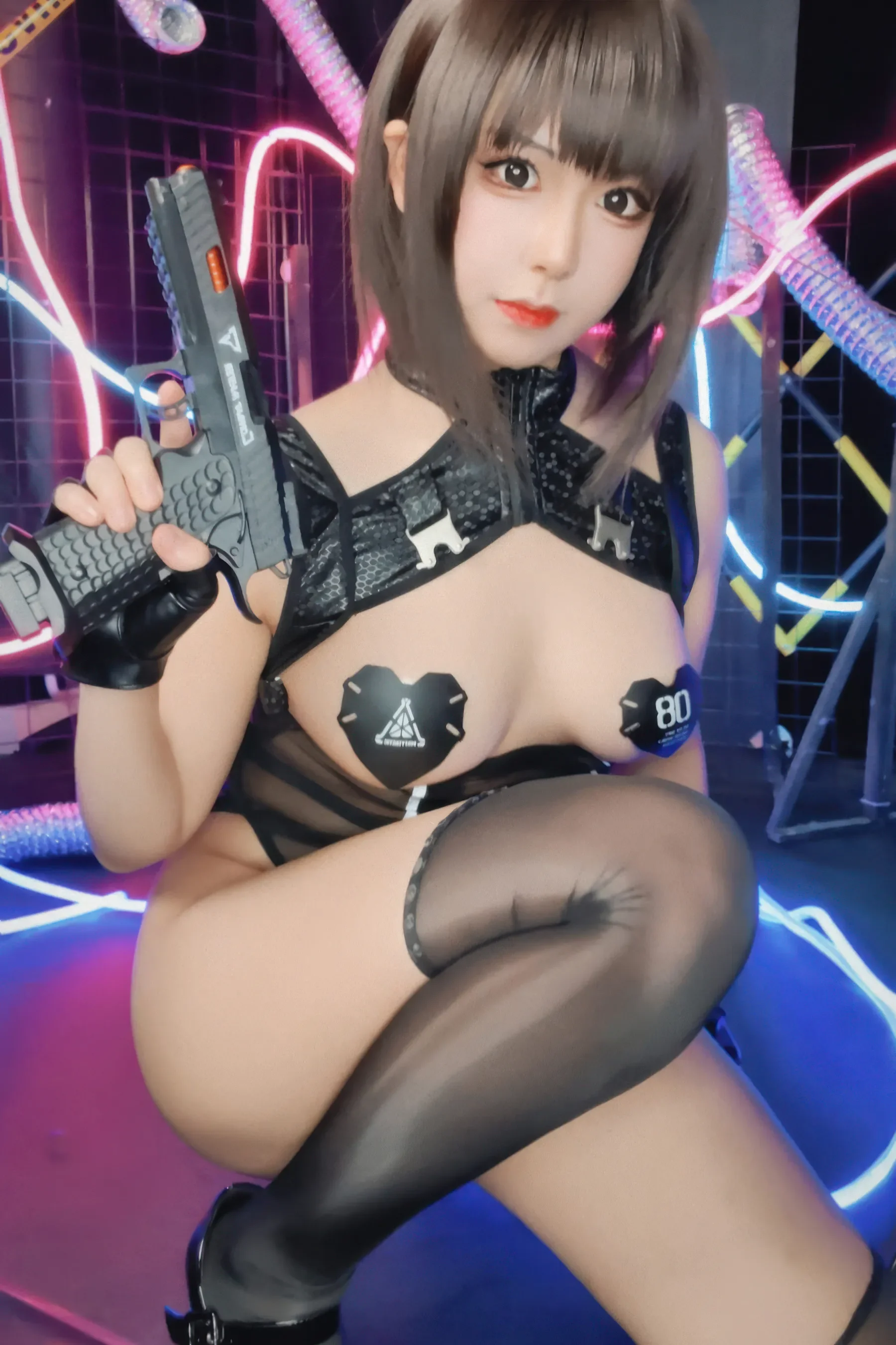 虎森森 – 爱心特工 Cosplay-第61张