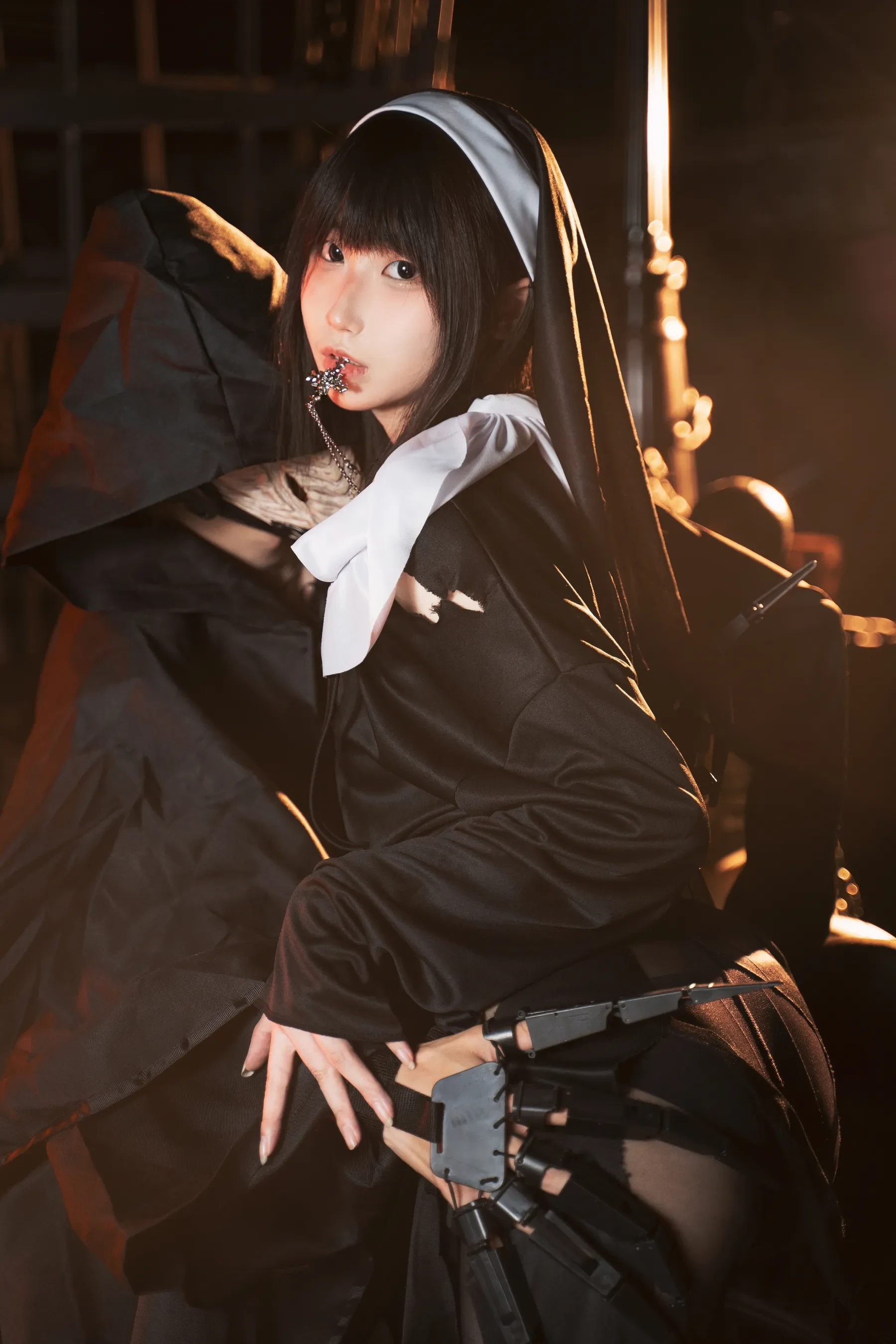 安曜曜 – 禁地修女 Cosplay-第24张