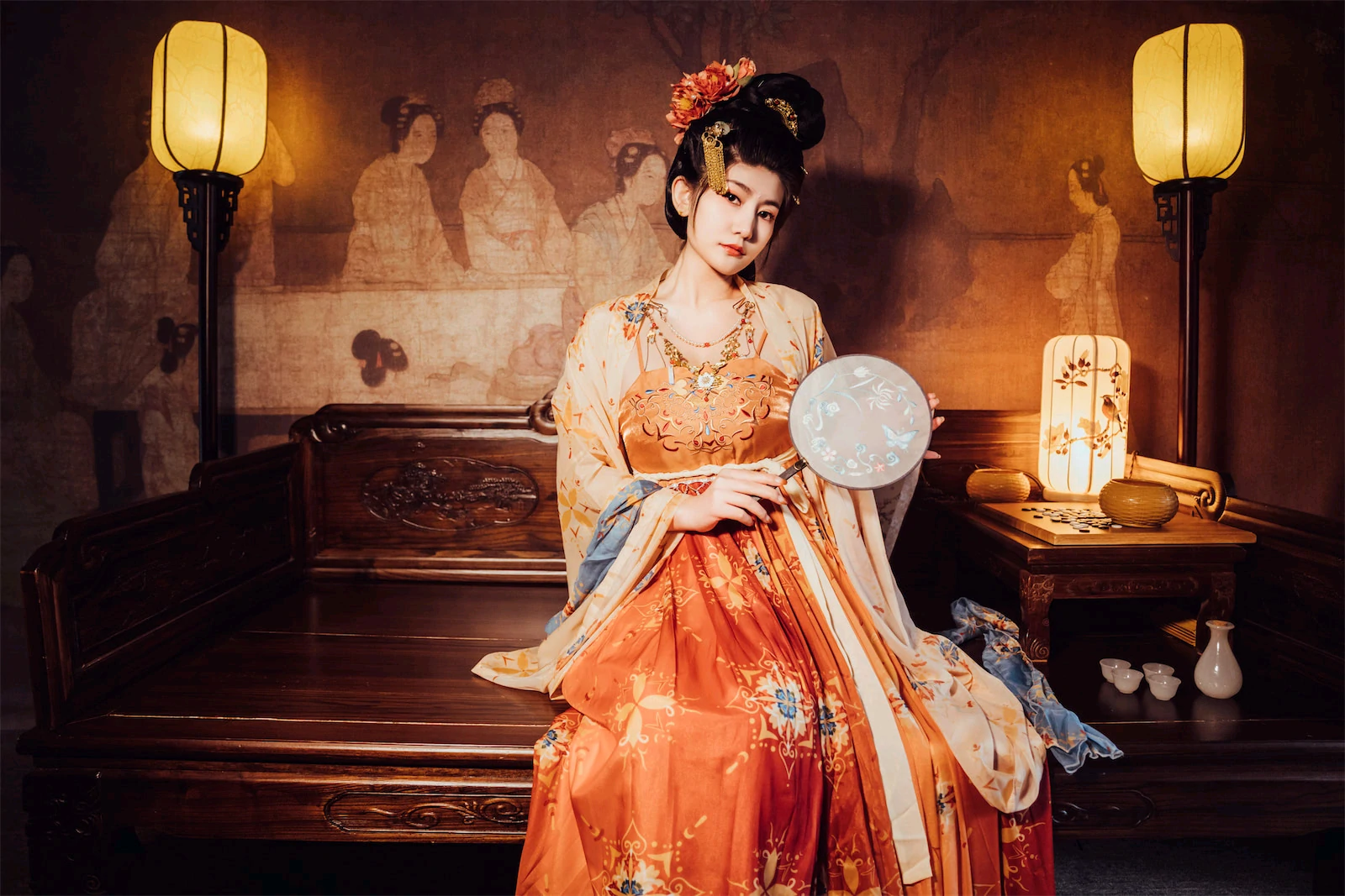 星澜是澜澜叫澜妹呀 – 宫廷春欲晚 Cosplay-第9张