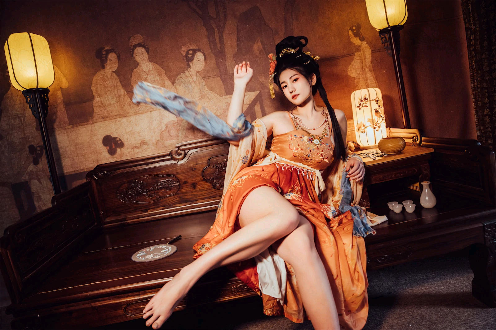 星澜是澜澜叫澜妹呀 – 宫廷春欲晚 Cosplay-第37张